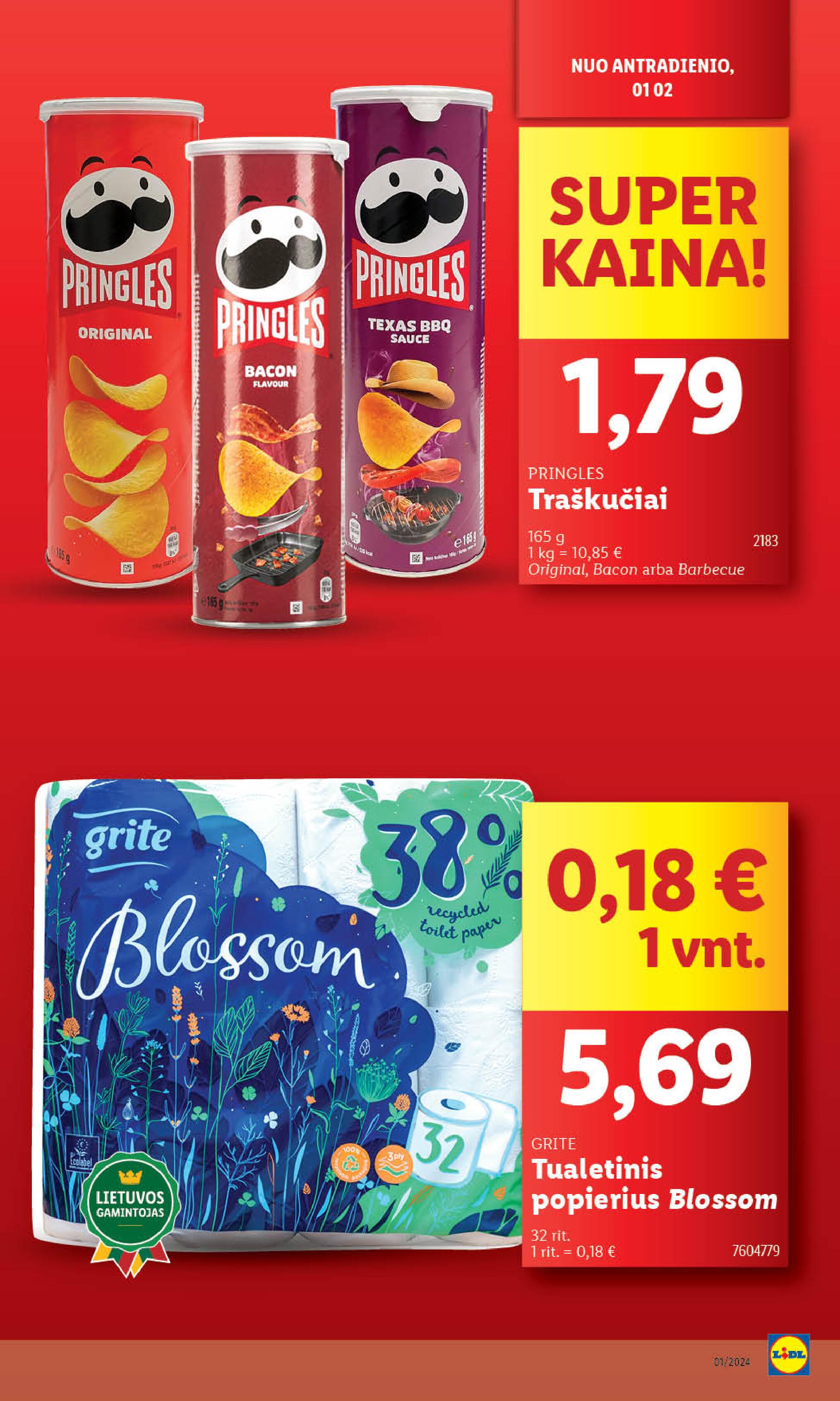 Naujausias LIDL kaininis katalogas 2024.01.02 - 2024.01.07