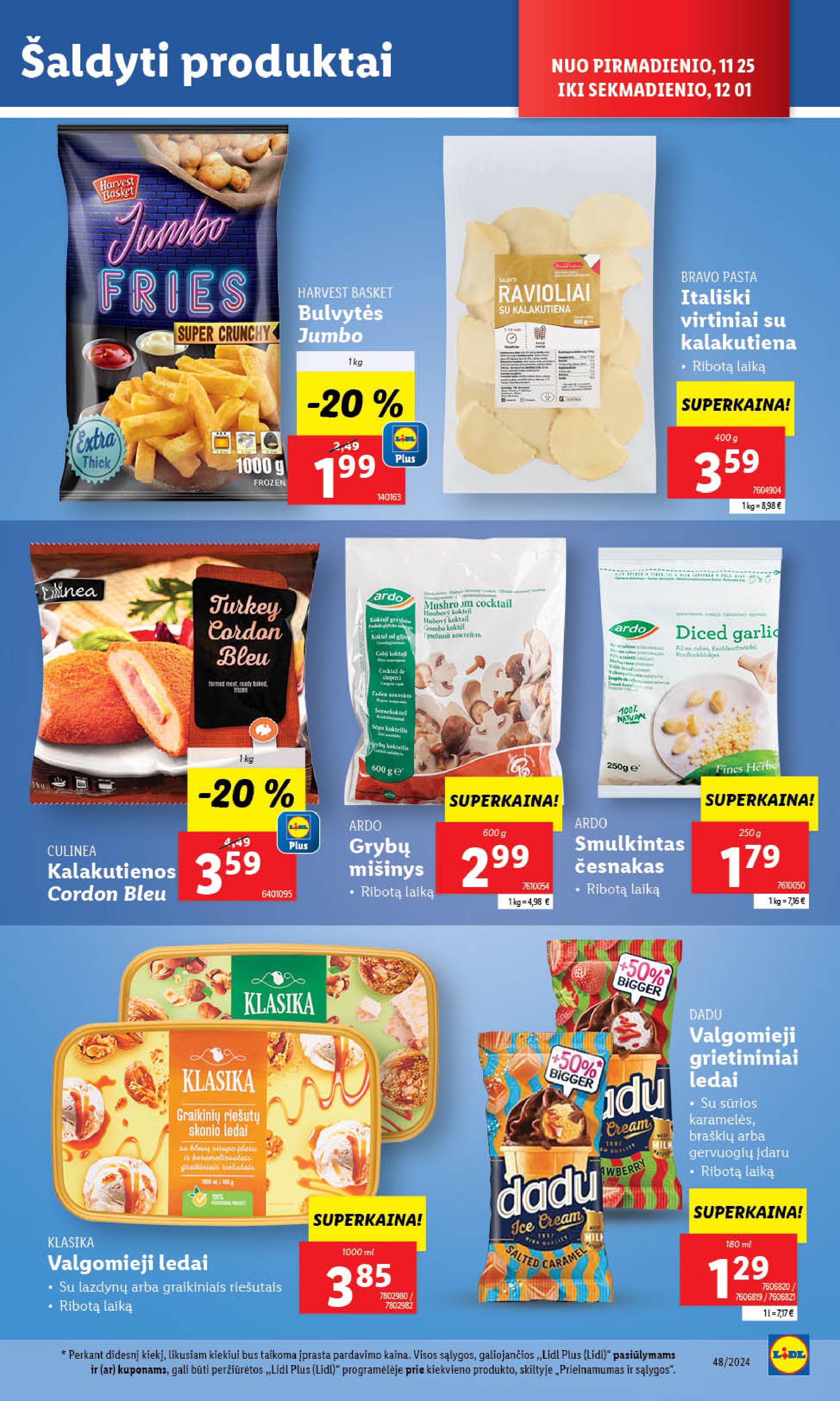 Naujausias LIDL kaininis katalogas 2024.11.25 - 2024.12.01