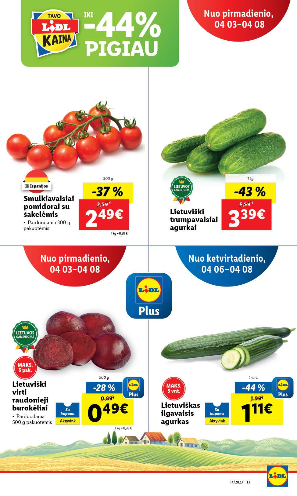 Naujausias LIDL kaininis katalogas 2023.04.03 - 2023.04.09