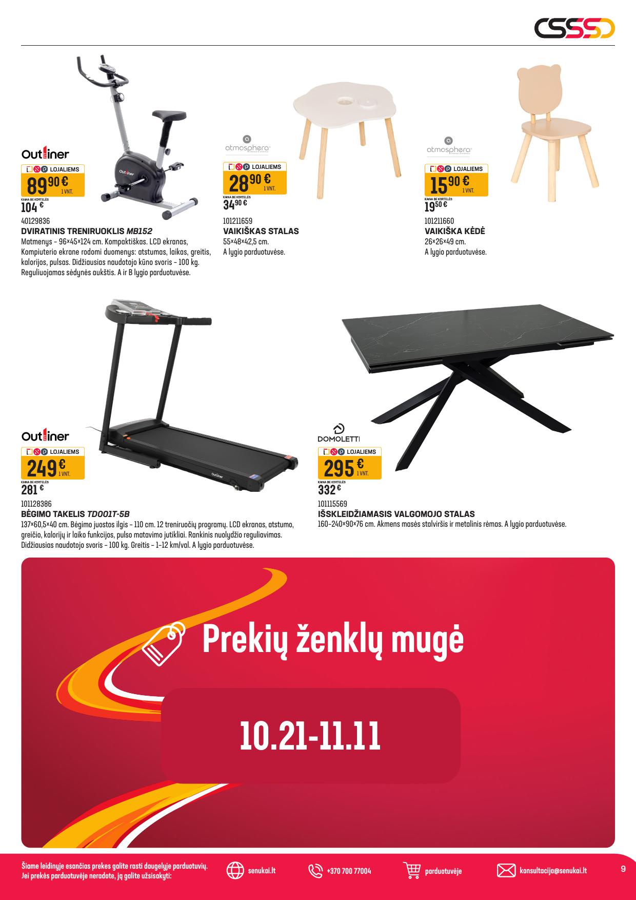 SENUKAI akcijų ir nuolaidų leidinys N.36 2026.10.22 - 2026.11.10