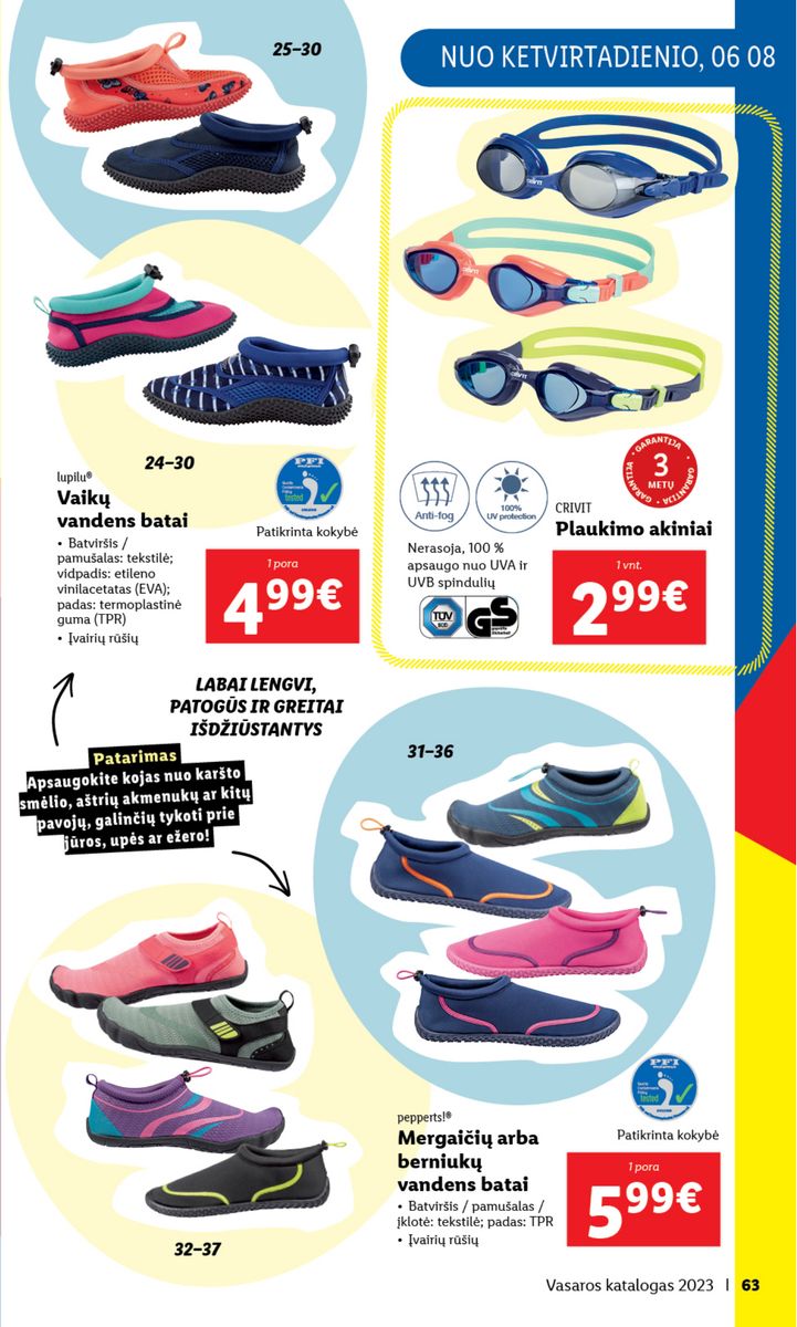 LIDL Vasaros katalogas 2023