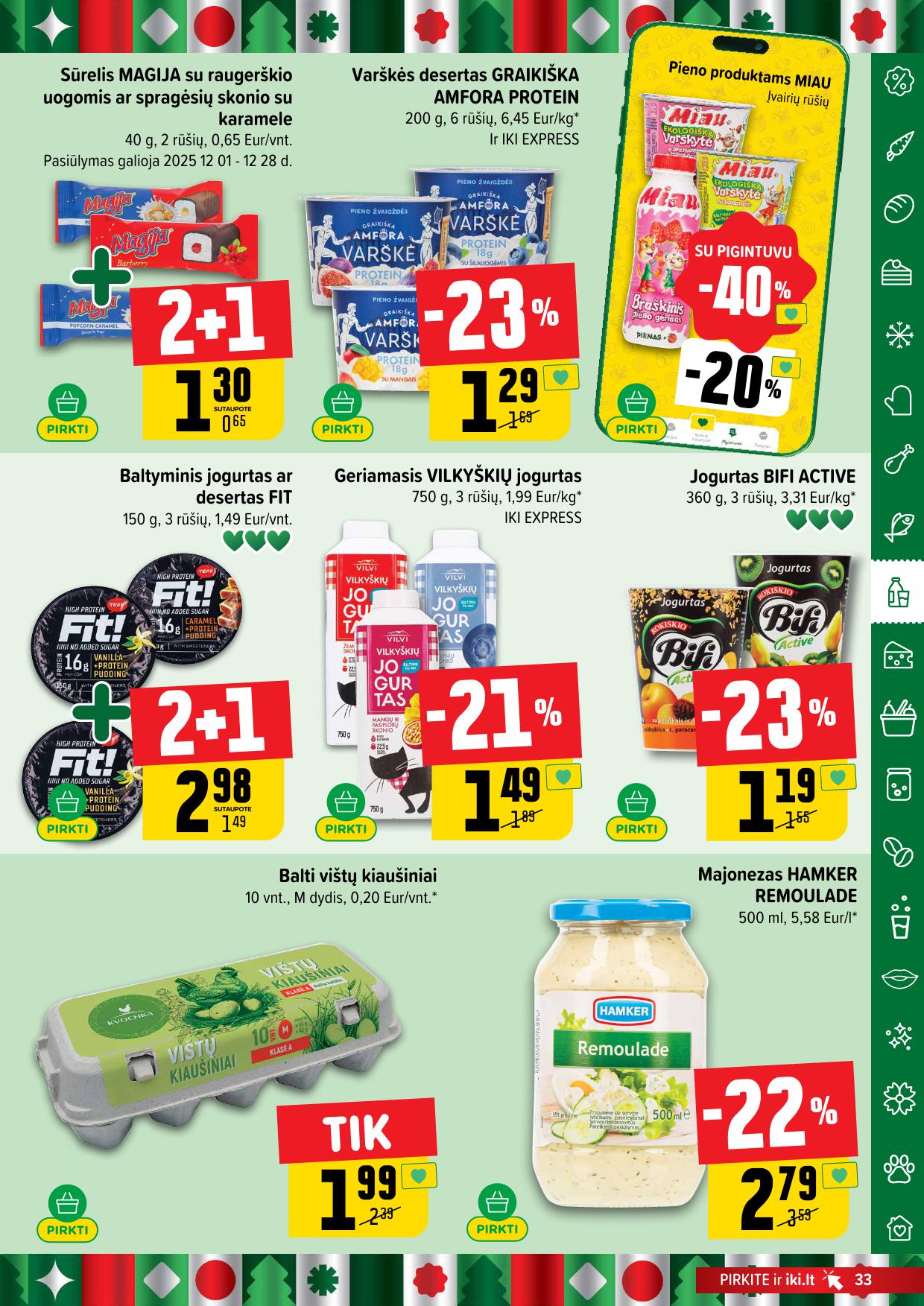 Naujausias IKI kaininis katalogas 2025.12.08 - 2025.12.14