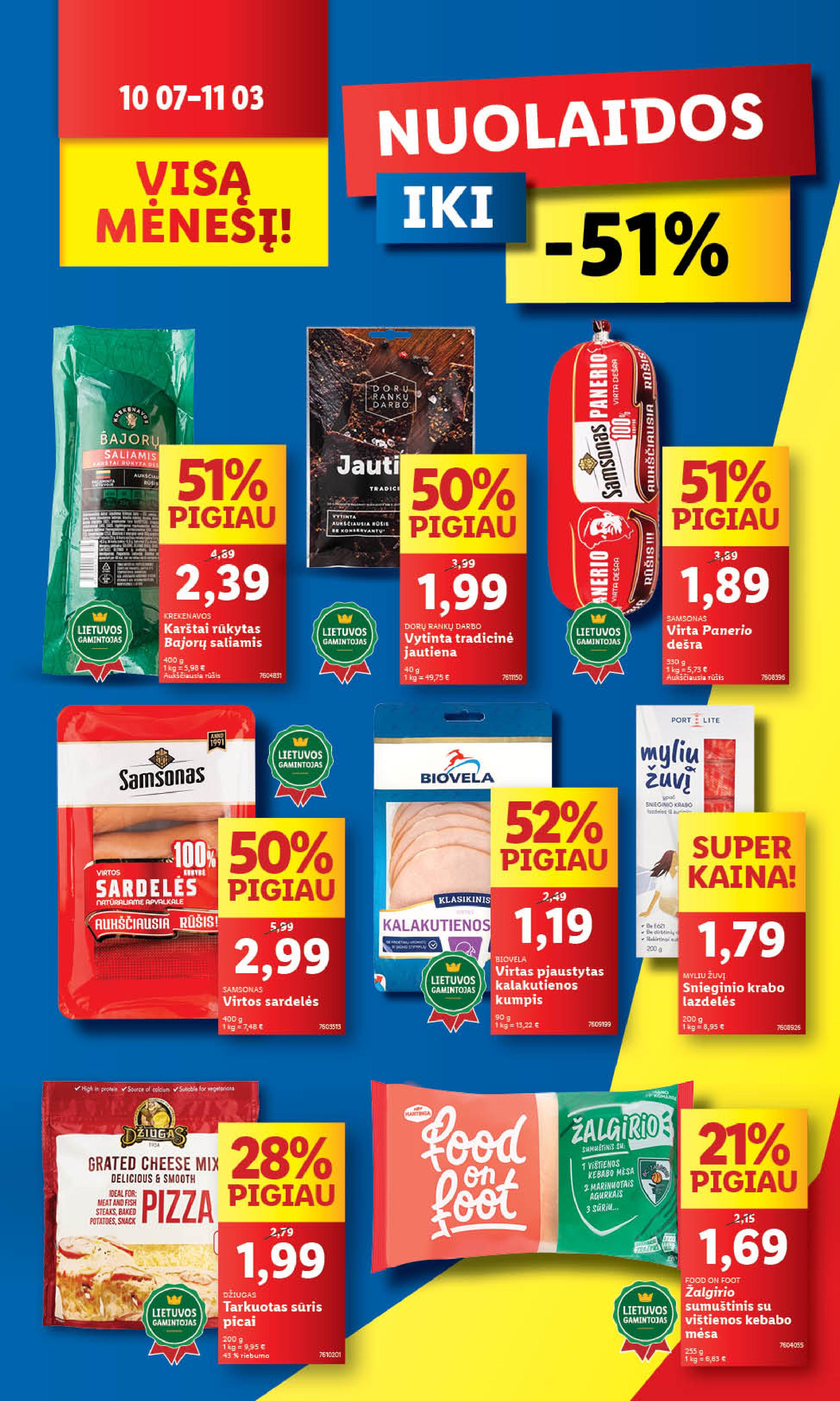 Naujausias LIDL kaininis katalogas 2024.10.14 - 2024.10.20