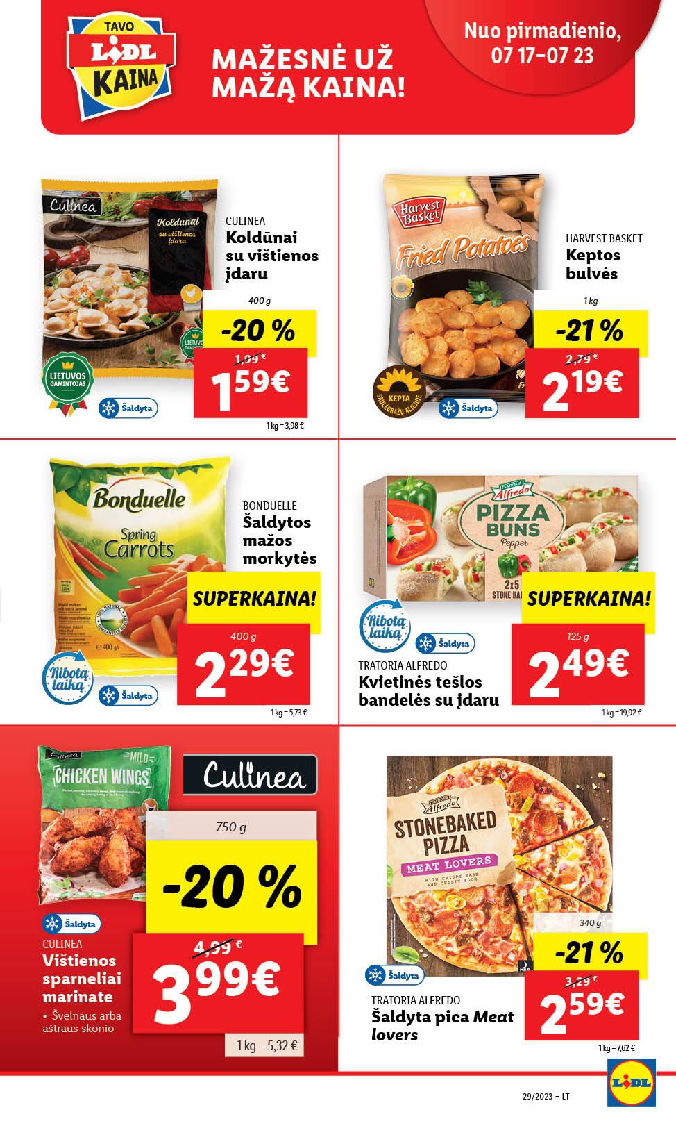 Naujausias LIDL kaininis katalogas 2023.07.17 - 2023.07.23