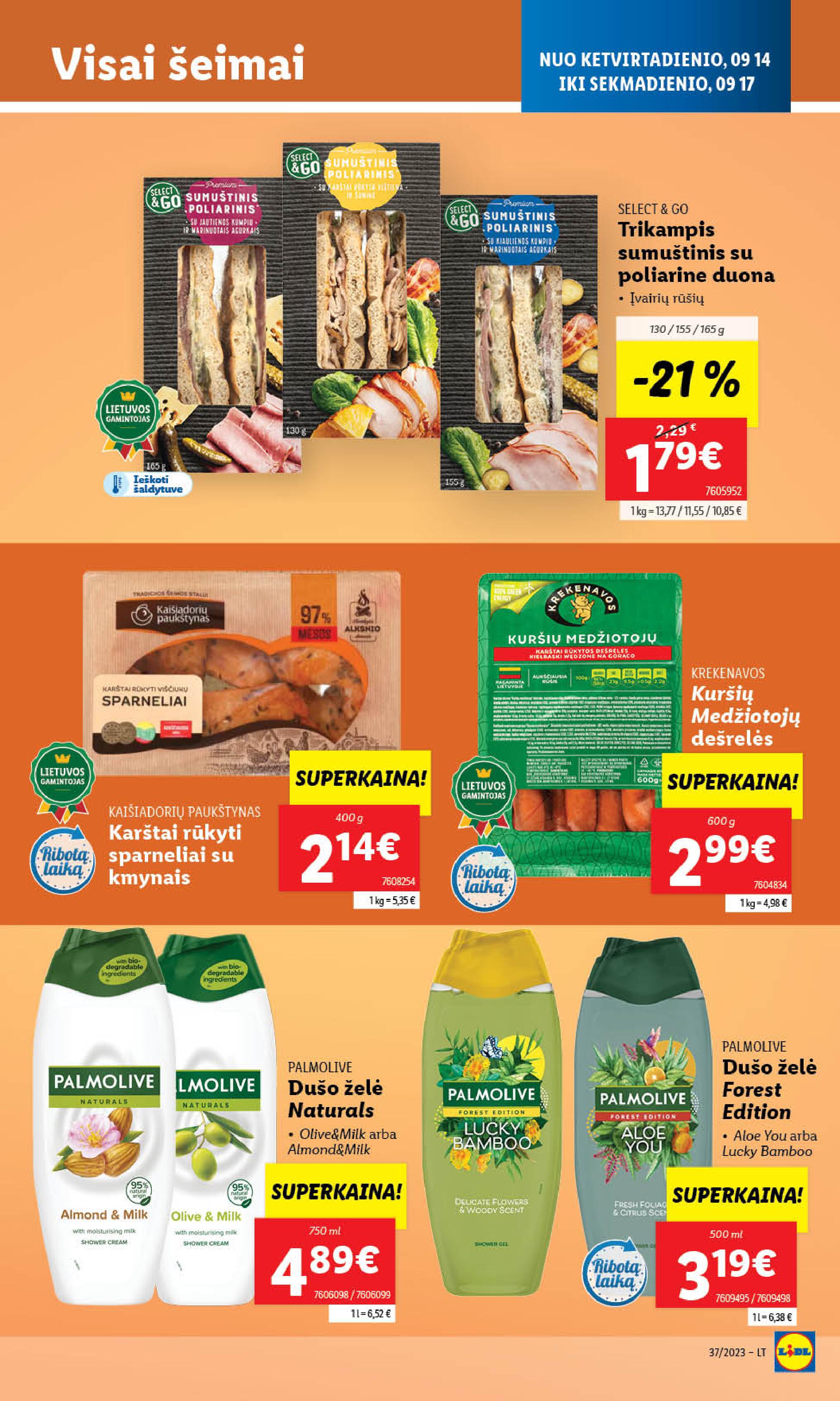 Naujausias LIDL kaininis katalogas 2023.09.11 - 2023.09.17
