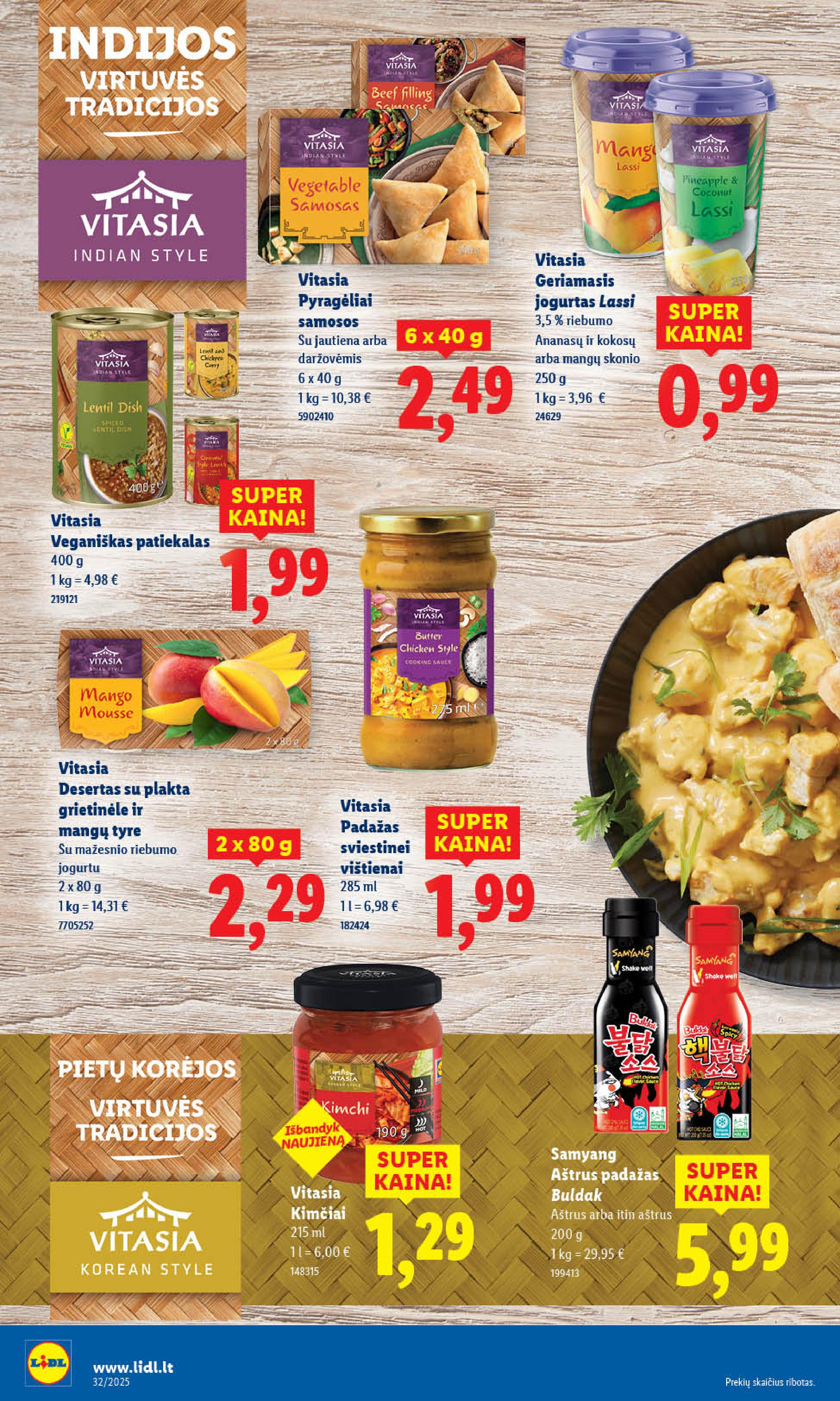 Naujausias LIDL kaininis katalogas 2025.08.04 - 2025.08.10