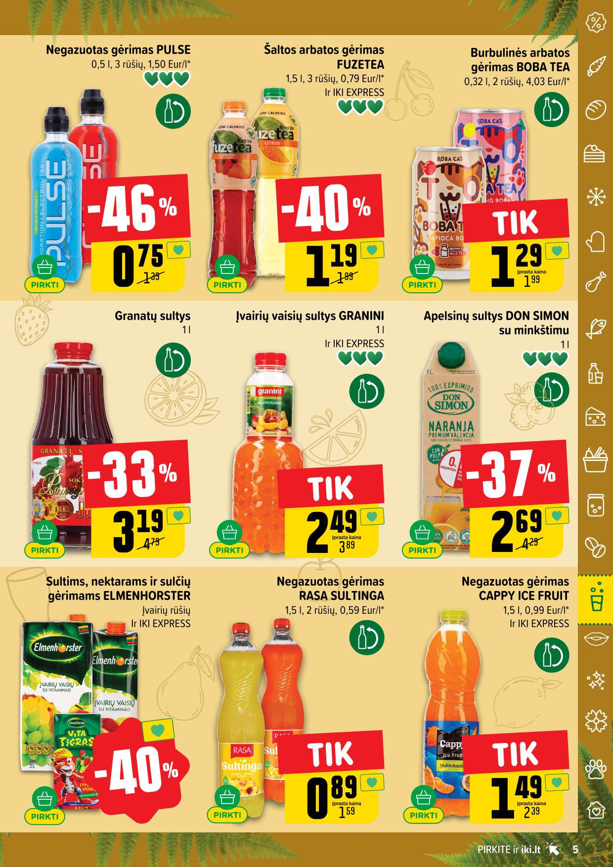 IKI SAVAITĖLĖ akcijų ir nuolaidų leidinys Nr.26 2025.06.23 - 2025.06.29