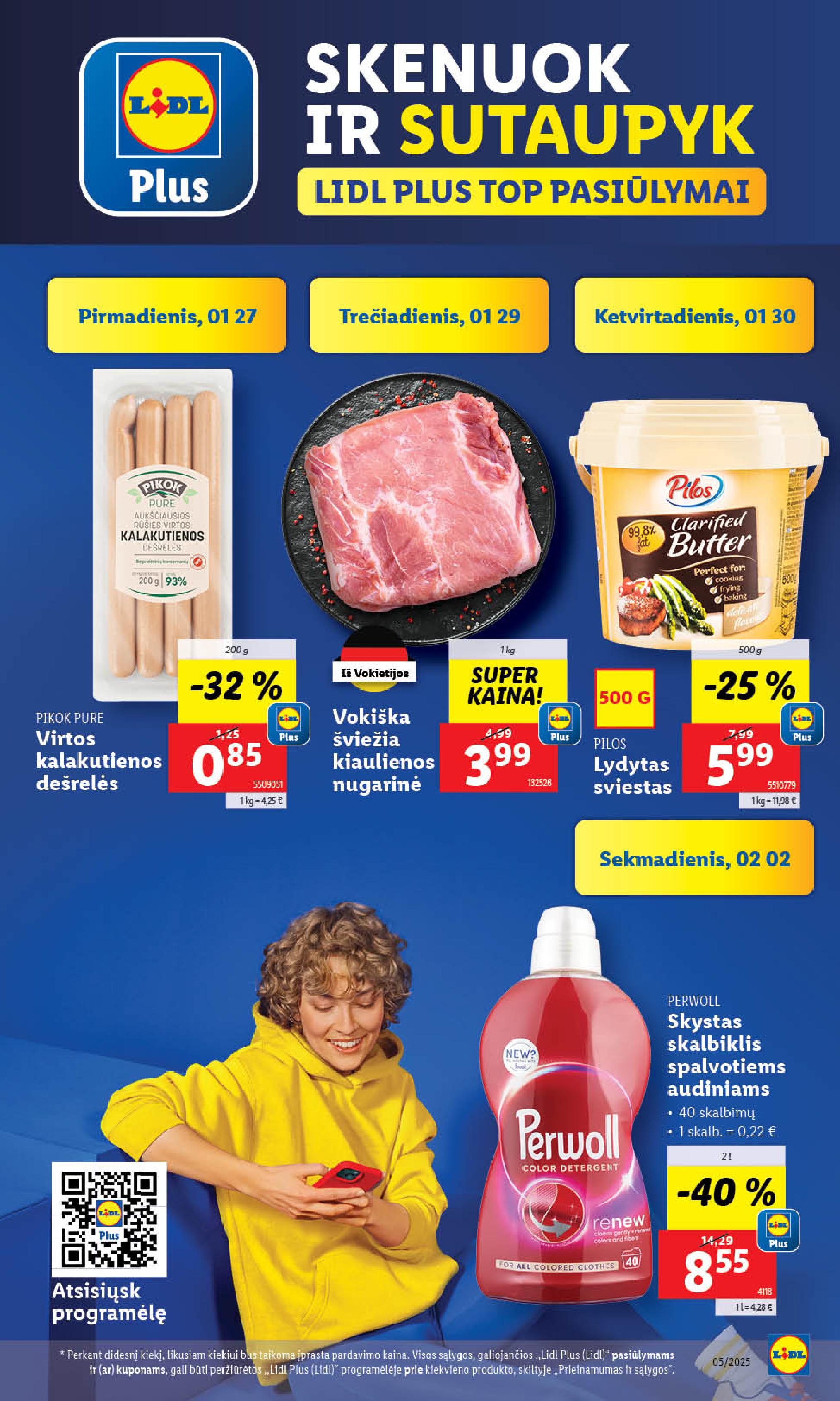 Naujausias LIDL kaininis katalogas 2025.01.27 - 2025.02.02