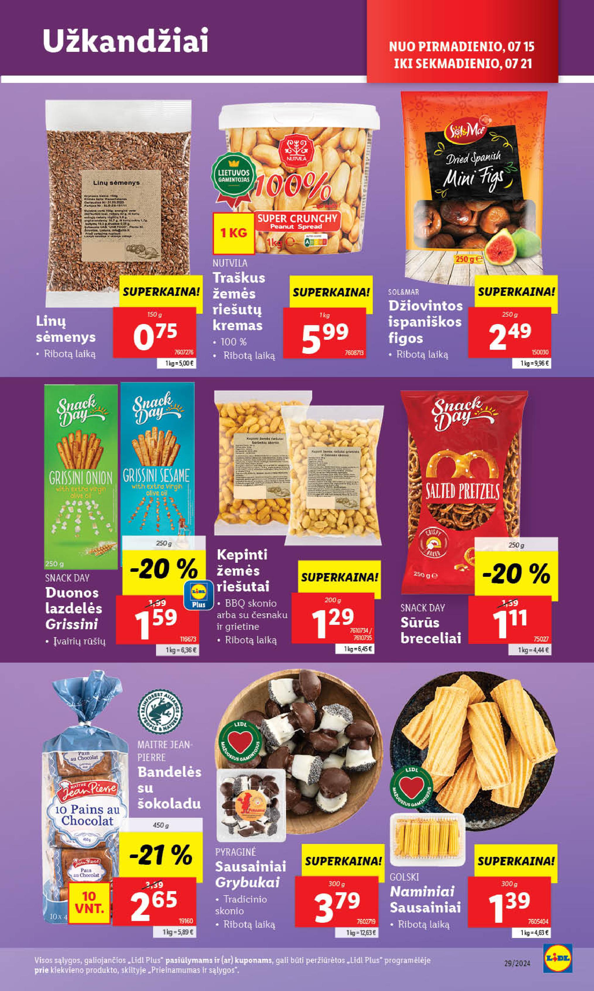 Naujausias LIDL kaininis katalogas 2024.07.15 - 2024.07.21
