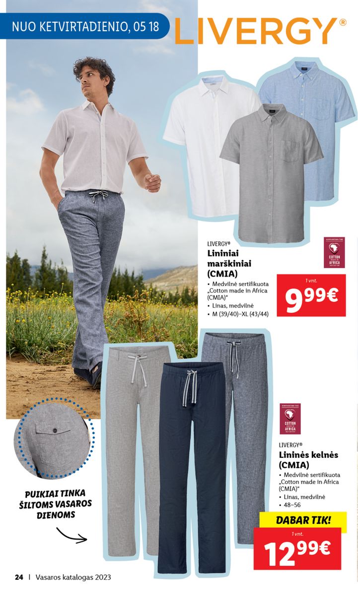 LIDL Vasaros katalogas 2023