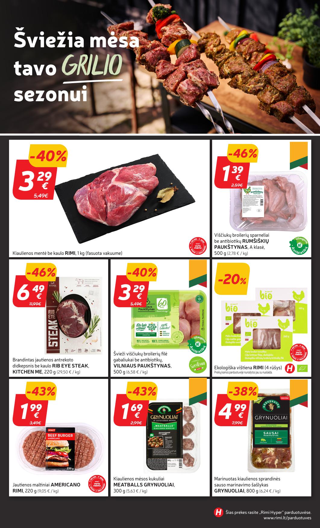 RIMI nuolaidų ir akcijų leidinys Nr.23 nuo 2025.06.03 iki 2025.06.09