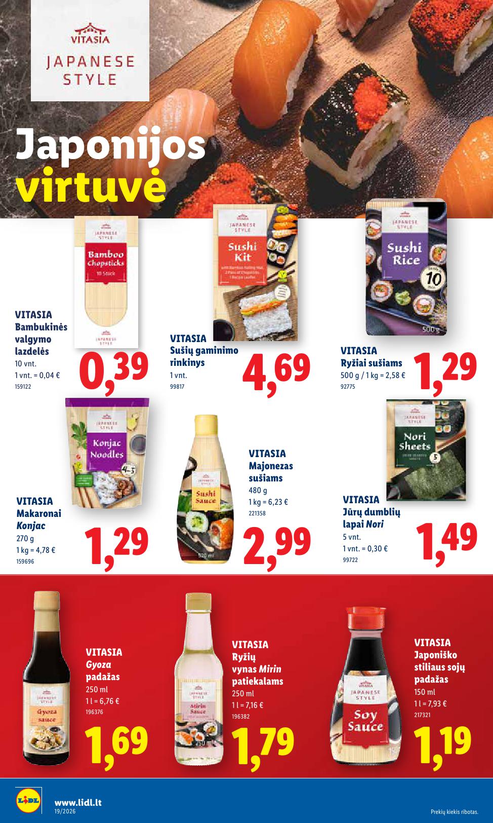 Naujausias LIDL kaininis katalogas 2026.05.04 - 2026.05.10