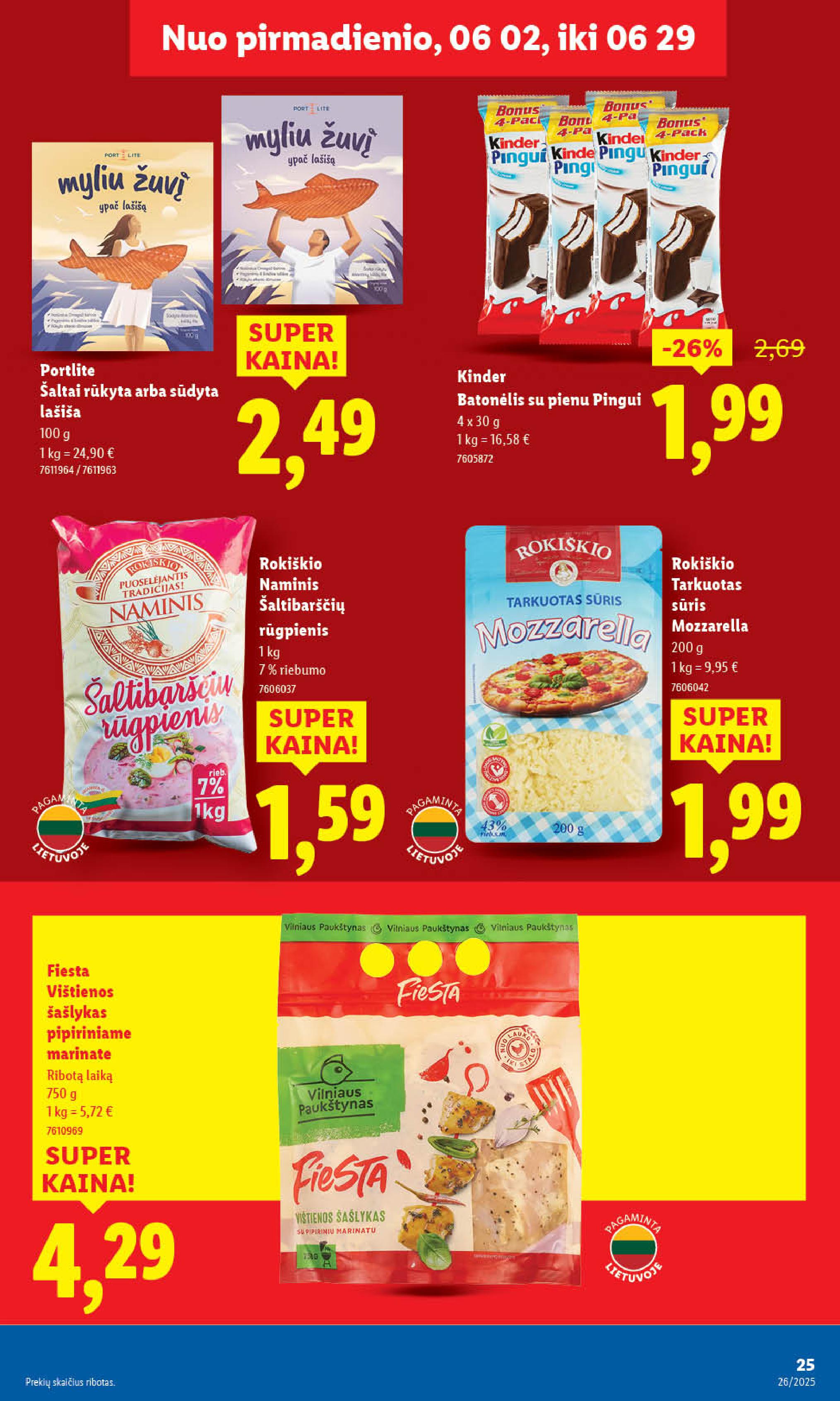 Naujausias LIDL kaininis katalogas 2025.06.23 - 2025.06.29