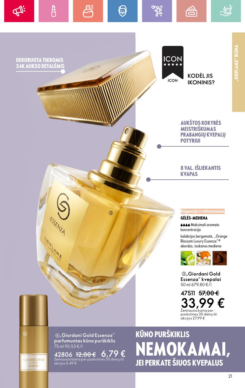 ORIFLAME katalogas galioja 2025.08.03 - 2025.08.23