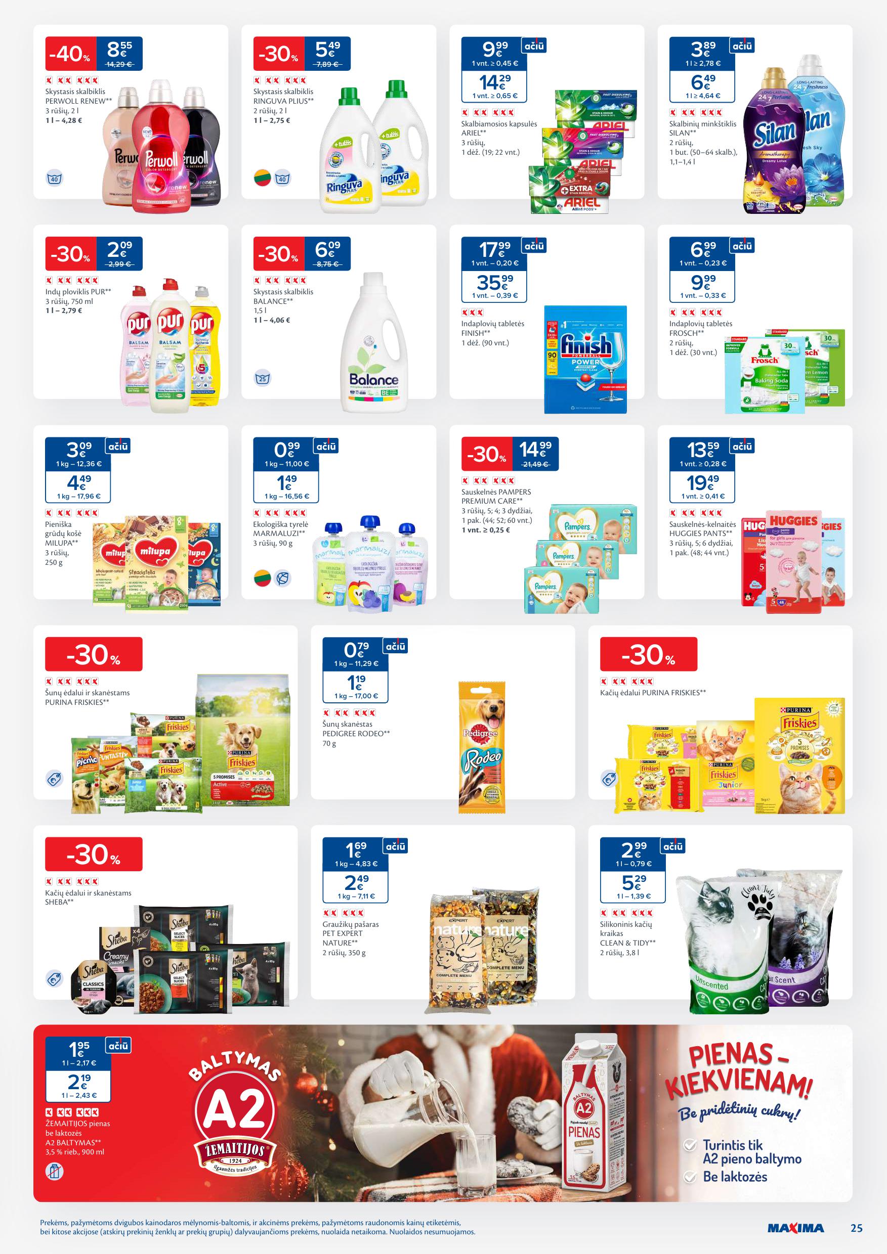 Naujausias MAXIMA kaininis katalogas 2025.12.09 - 2025.12.15