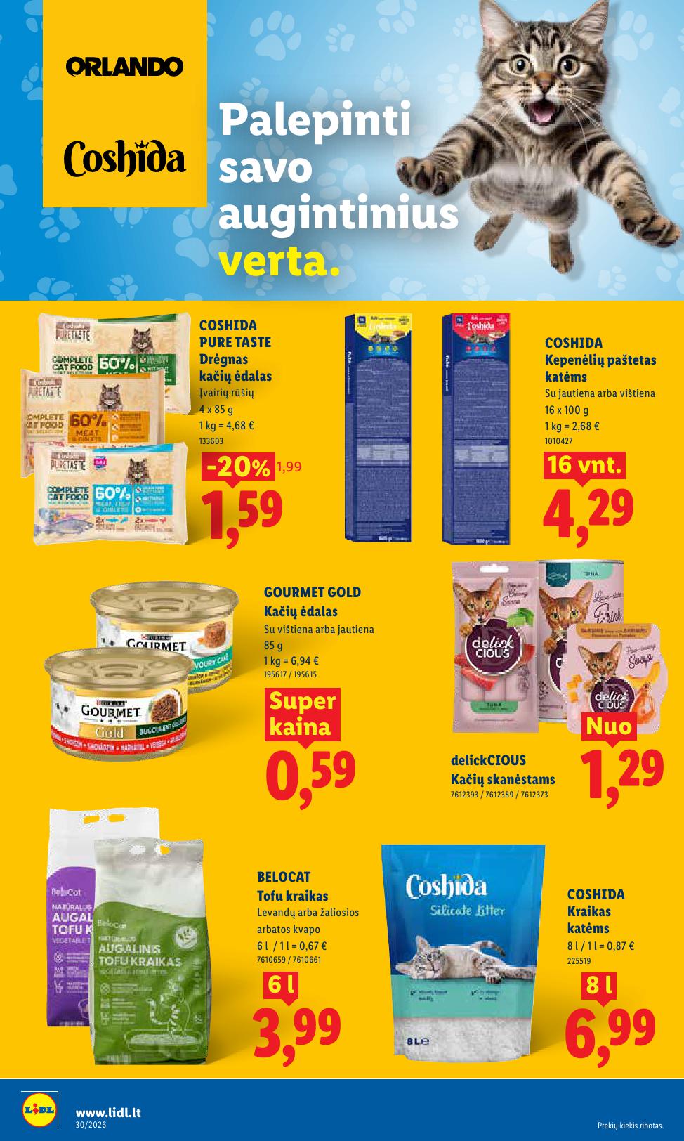 Naujausias LIDL kaininis katalogas 2026.07.20 - 2026.07.26