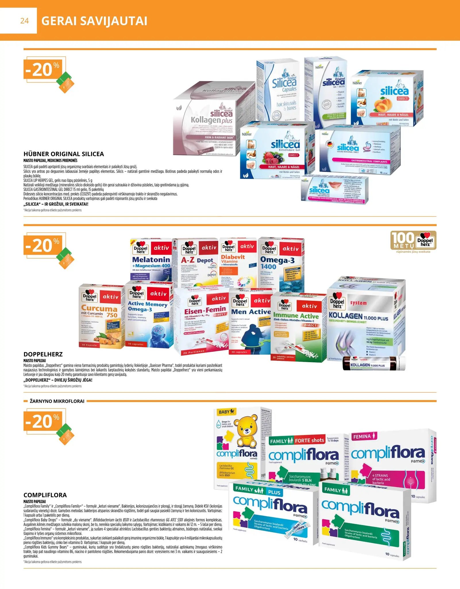 GINTARINĖS vaistinės akcijų ir nuolaidų leidinys 2026.02.01 - 2026.02.28