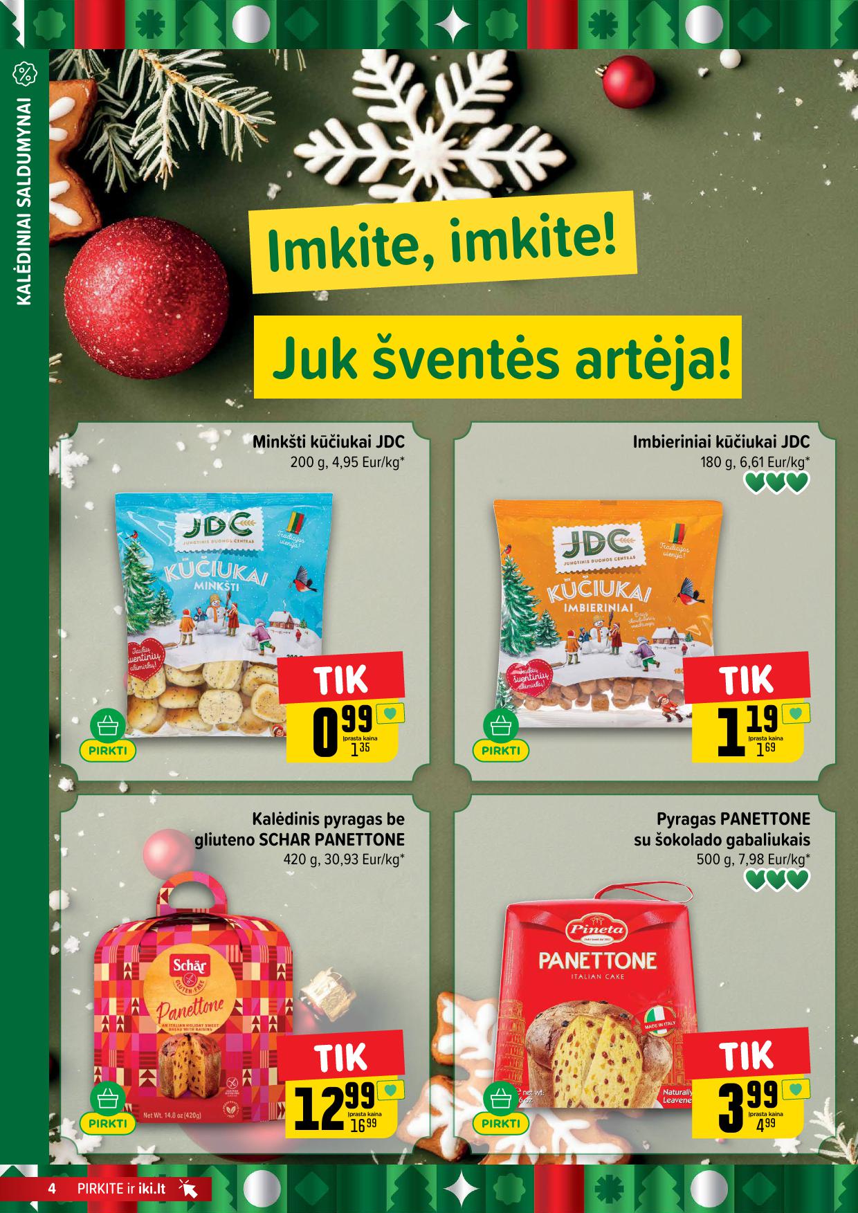 Naujausias IKI kaininis katalogas 2025.12.01 - 2025.12.07