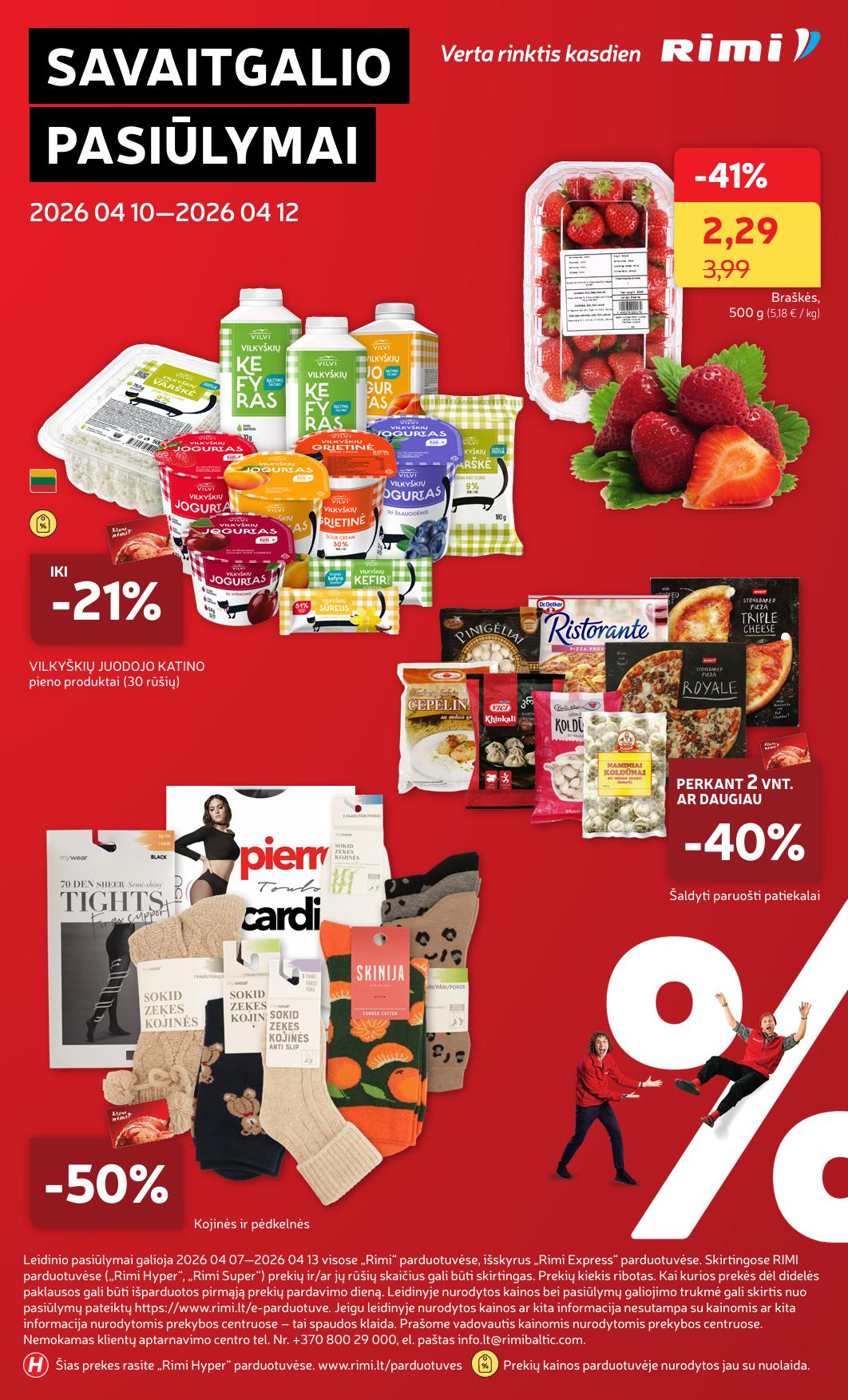Naujausias RIMI kaininis katalogas 2026.04.07 - 2026.04.13
