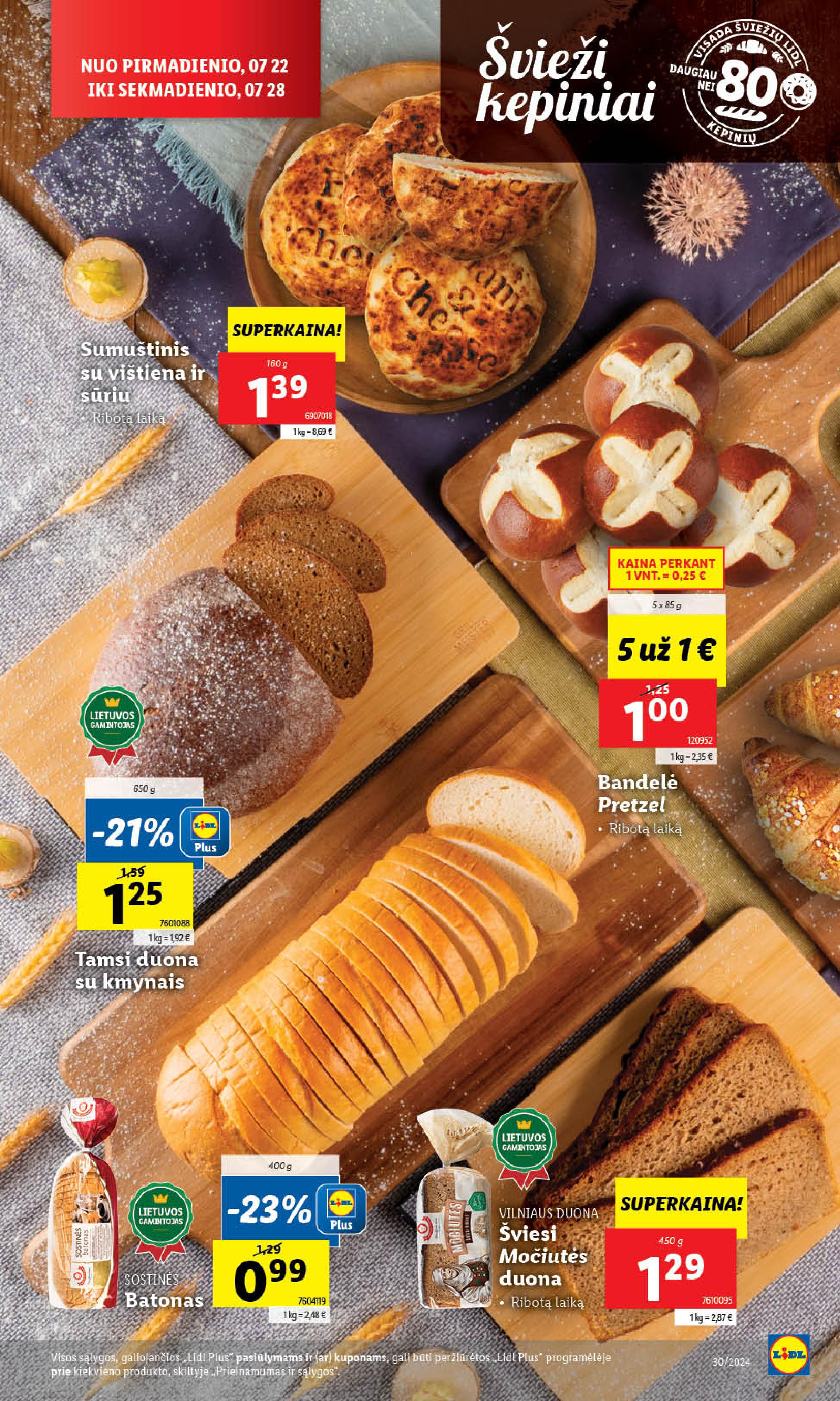 Naujausias LIDL kaininis katalogas 2024.07.22 - 2024.07.28