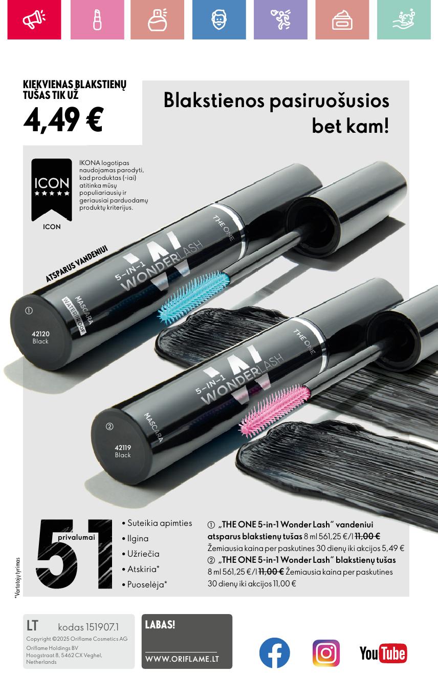 Naujas ORIFLAME katalogas galioja 2025.05.11 - 2025.05.31