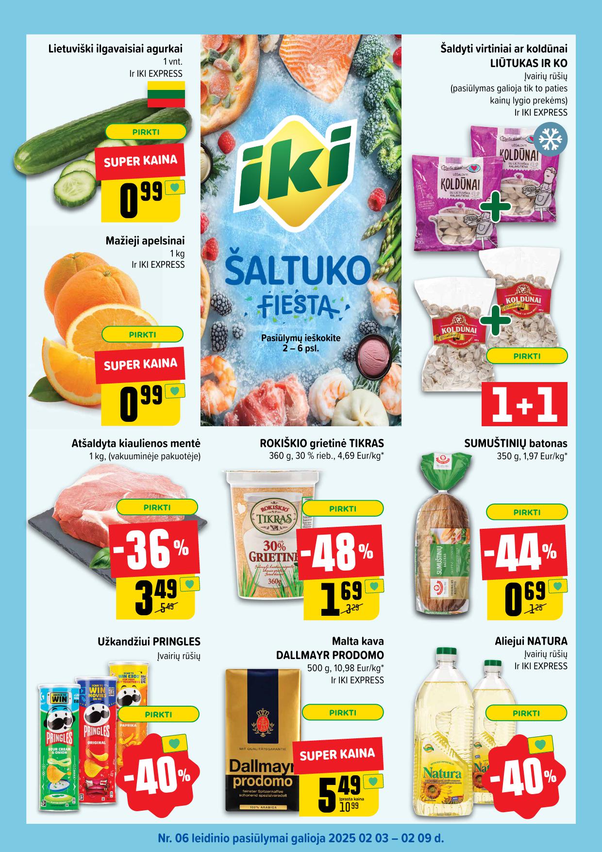 Naujausias IKI kaininis katalogas 2025.02.03 - 2025.02.09
