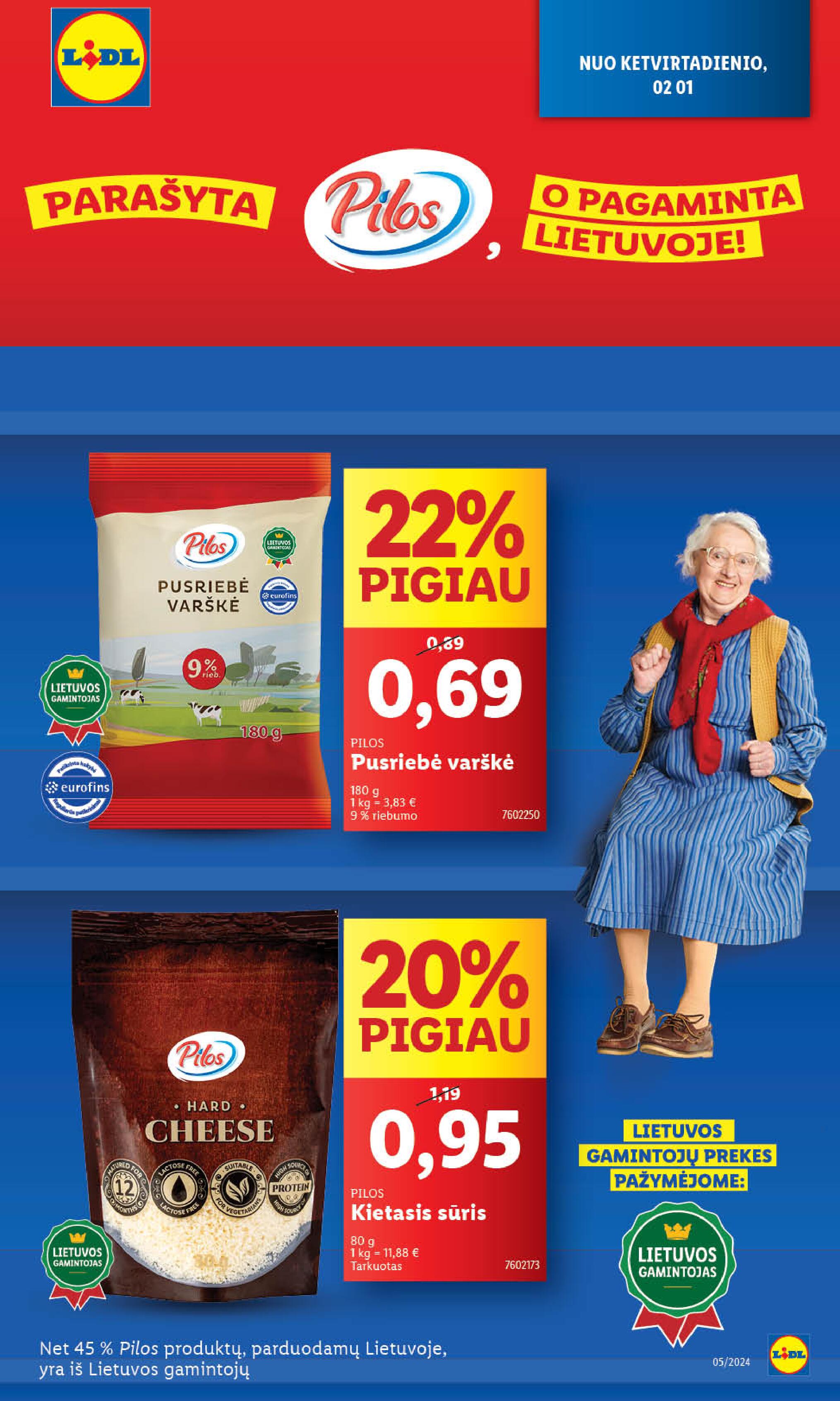 Naujausias LIDL kaininis katalogas 2024.01.29 - 2024.02.04