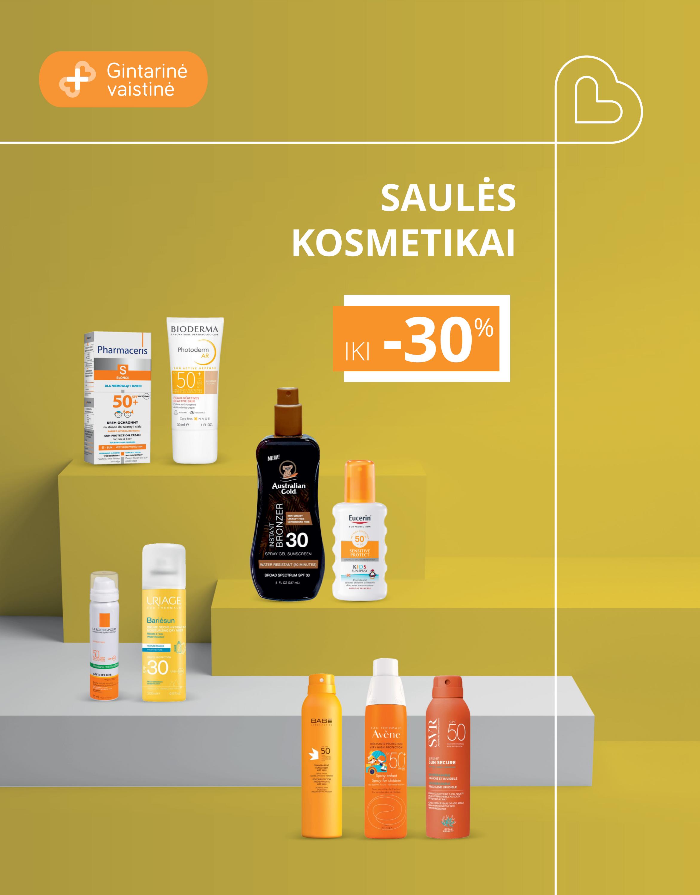 GINTARINĖS vaistinės akcijų ir nuolaidų leidinys 2023.06.01 - 2023.06.30