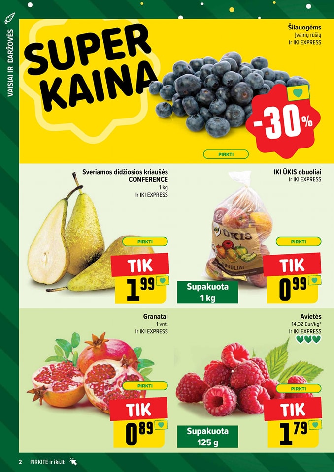 Naujausias IKI kaininis katalogas 2024.12.30 - 2025.01.05