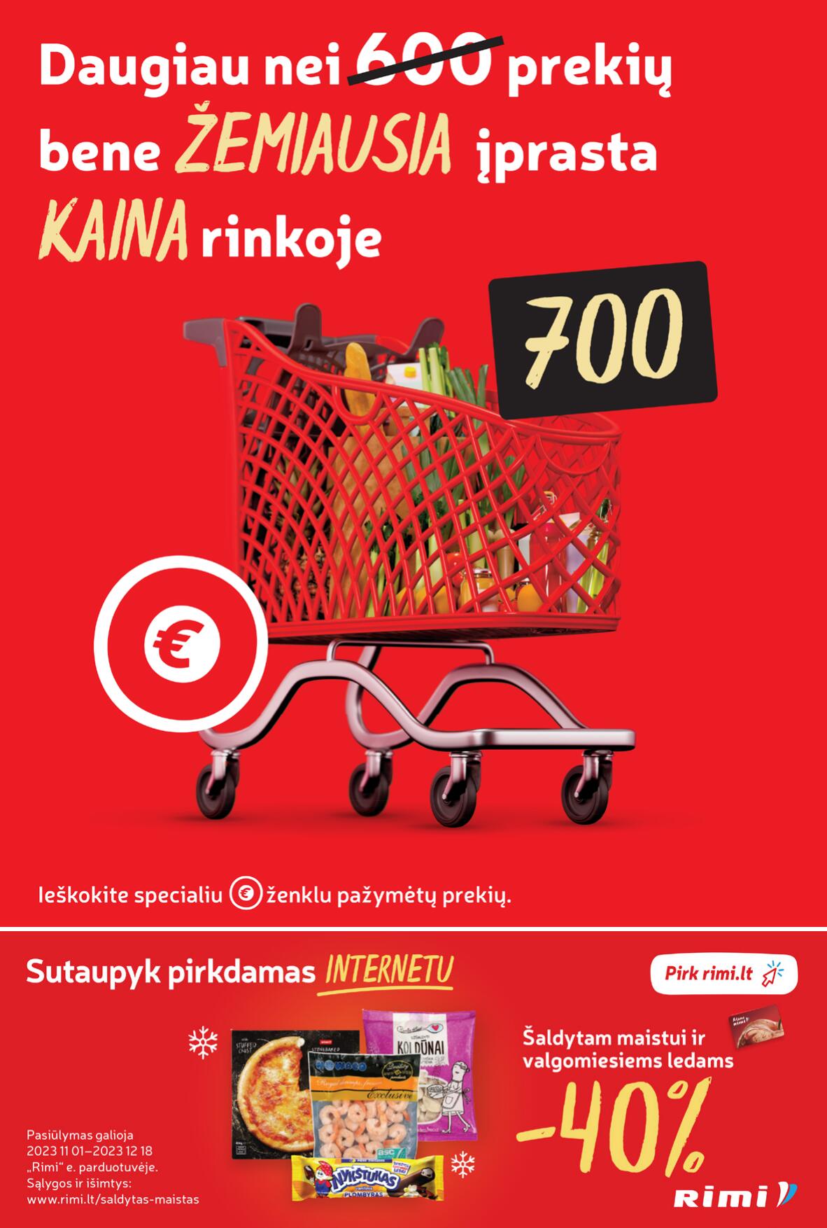 Naujausias RIMI kaininis katalogas 2023.11.14 - 2023.11.20