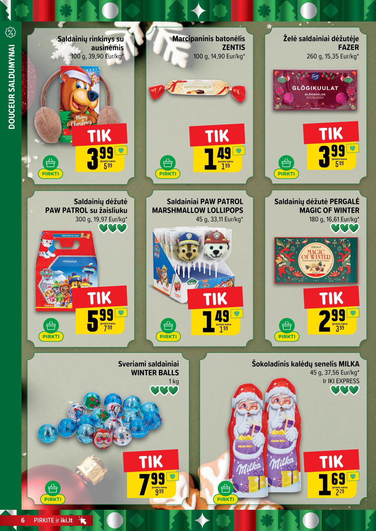 Naujausias IKI kaininis katalogas 2025.12.01 - 2025.12.07