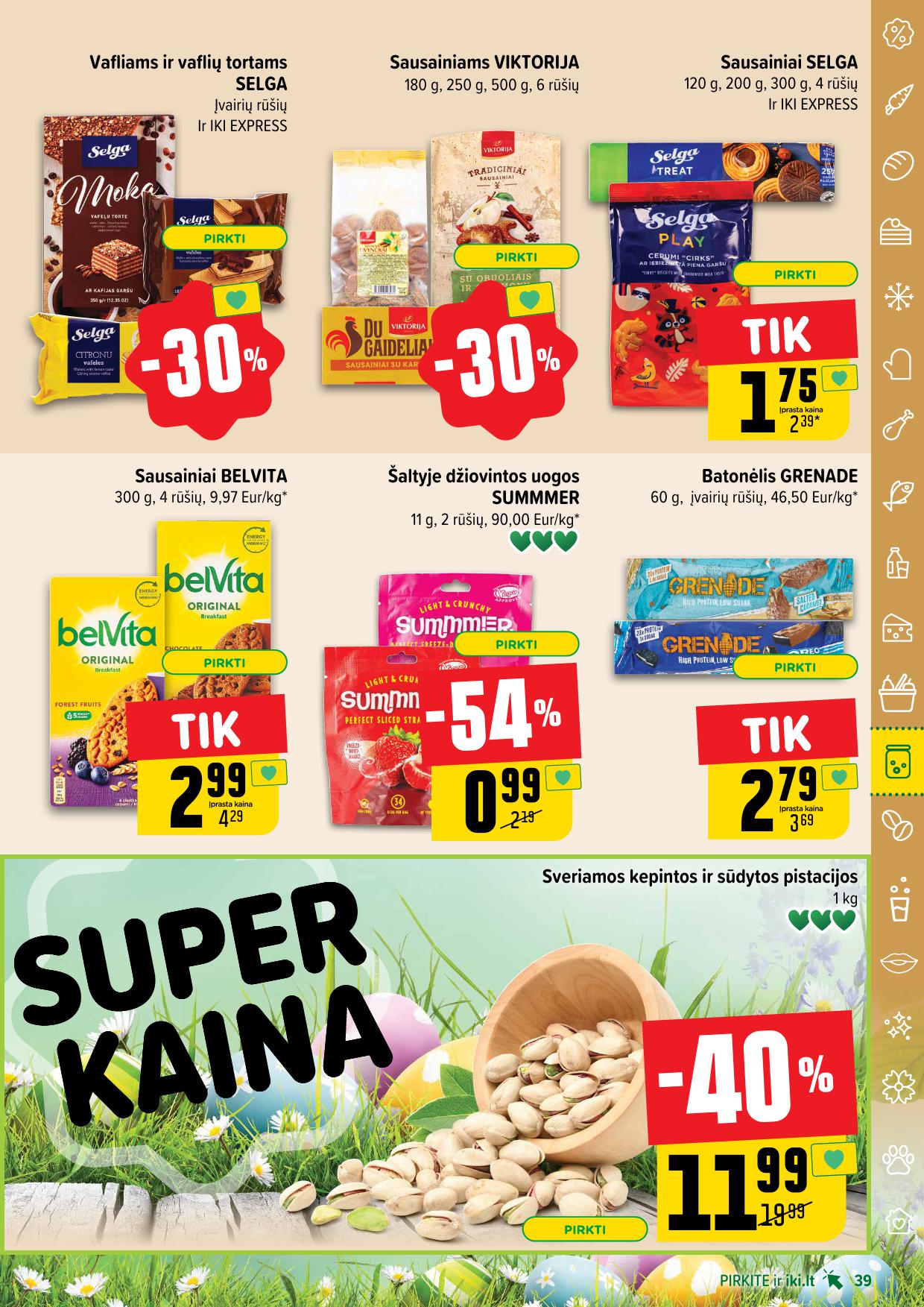 Naujausias IKI kaininis katalogas 2025.04.14 - 2025.04.19