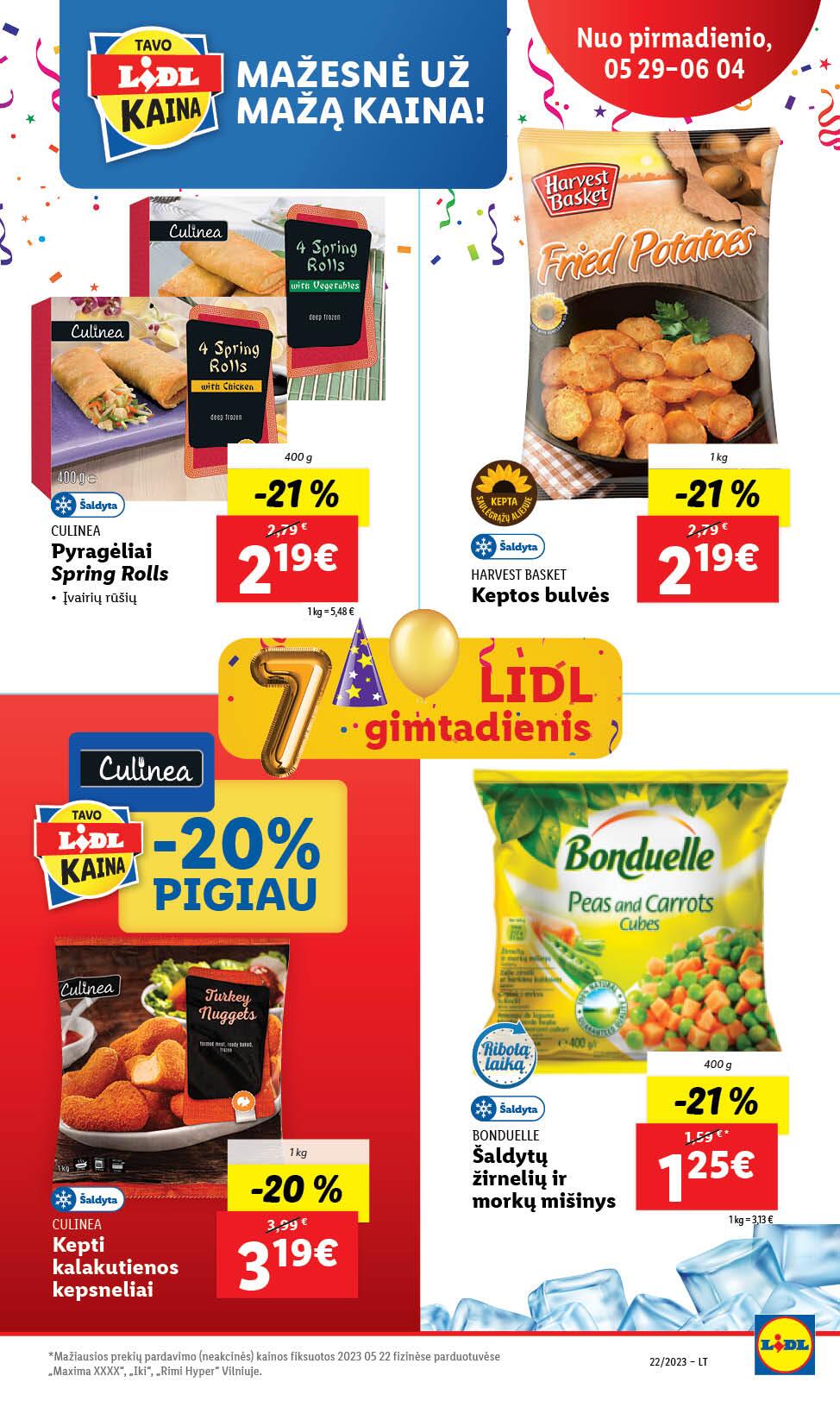 Naujausias LIDL kaininis katalogas 2023.05.29 - 2023.06.04