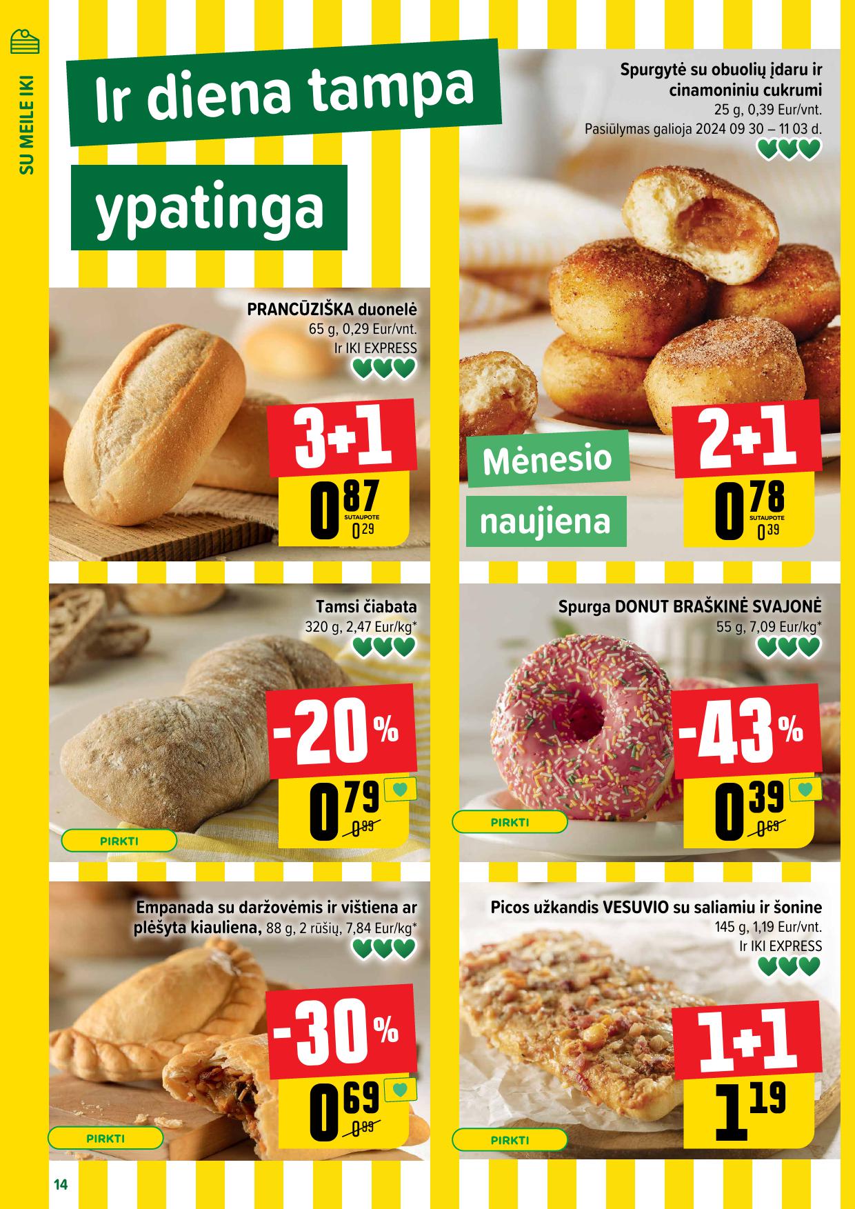 Naujausias IKI kaininis katalogas 2024.10.14 - 2024.10.20