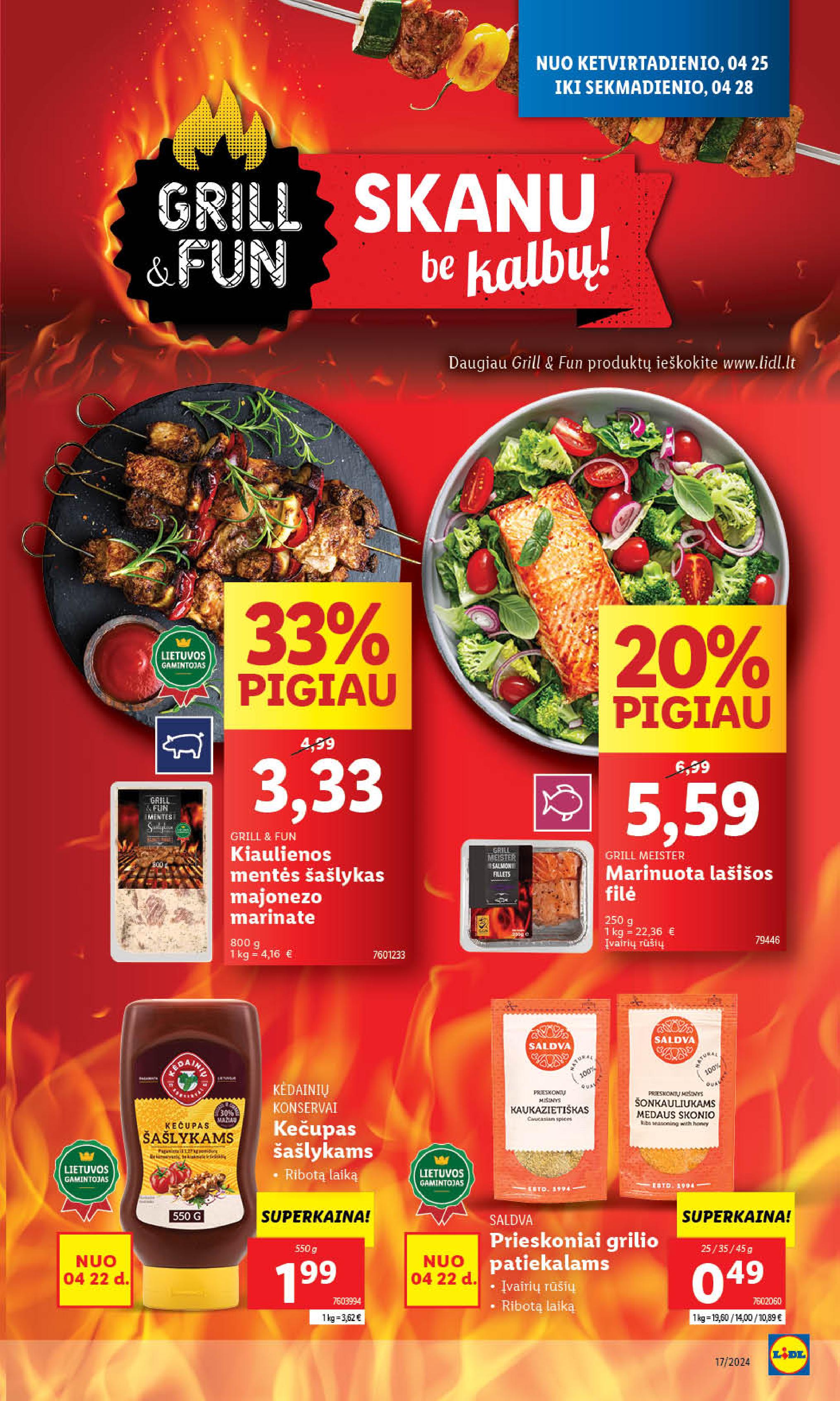 Naujausias LIDL kaininis katalogas 2024.04.22 - 2024.04.28