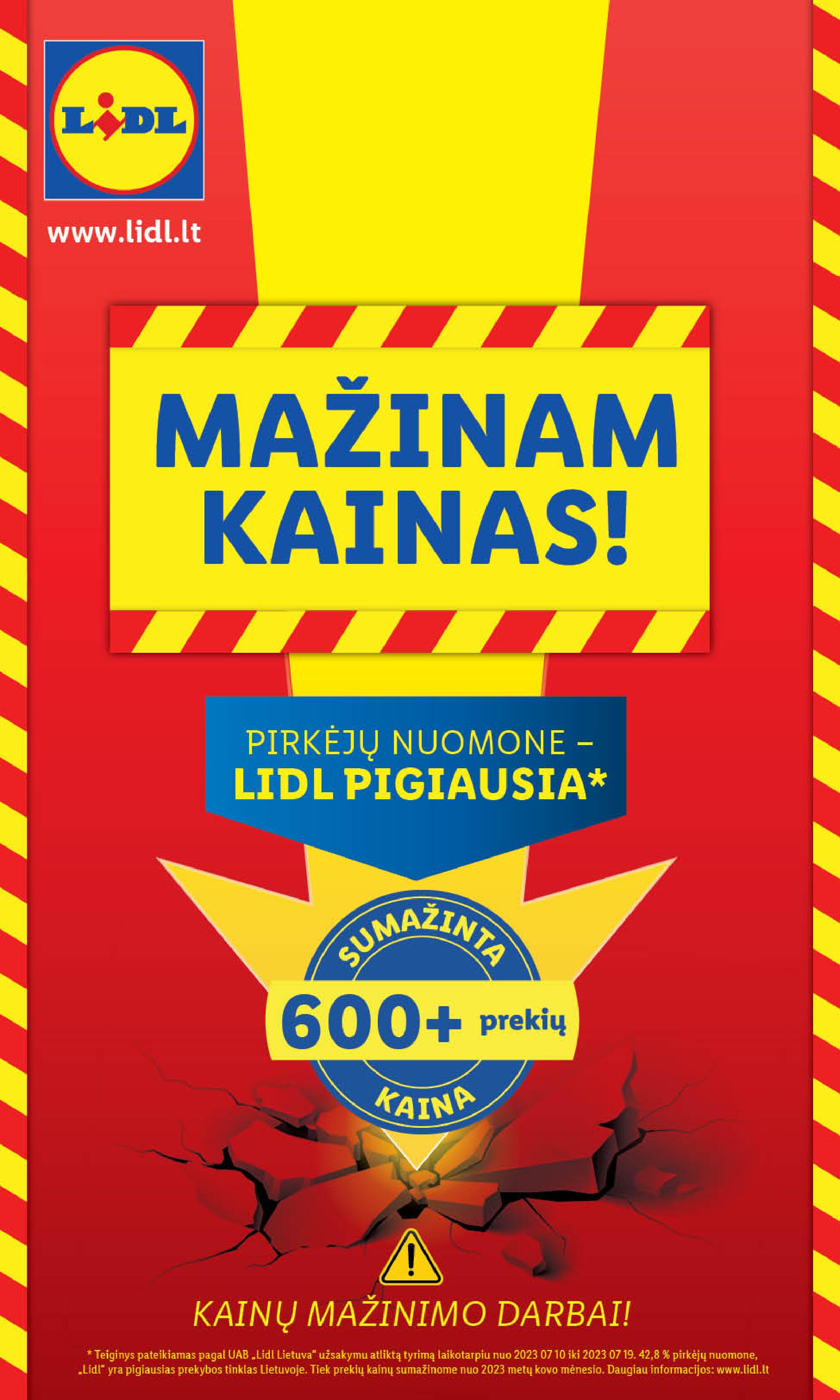 Naujausias LIDL kaininis katalogas 2023.09.04 - 2023.09.10