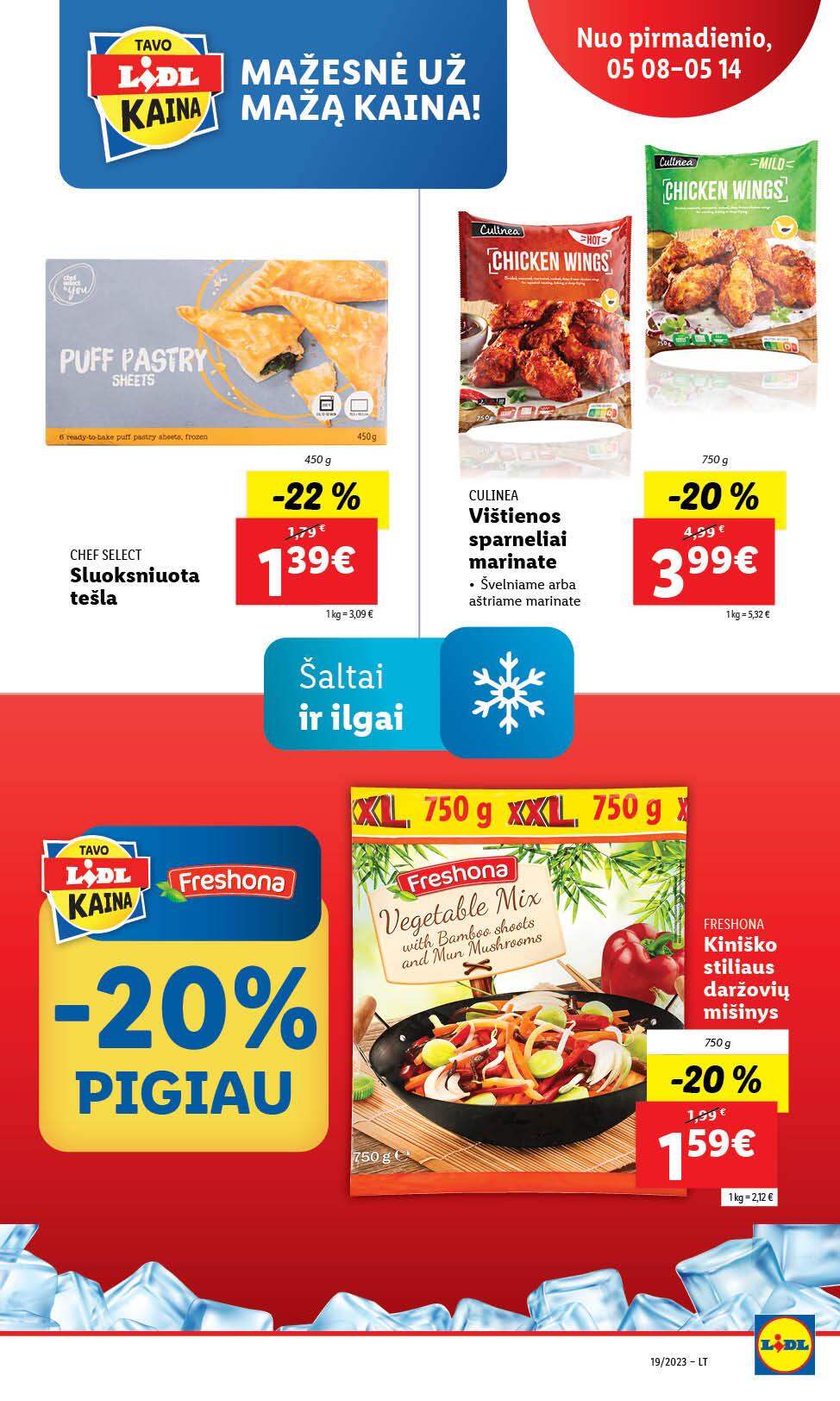Naujausias LIDL kaininis katalogas 2023.05.08 - 2023.05.14