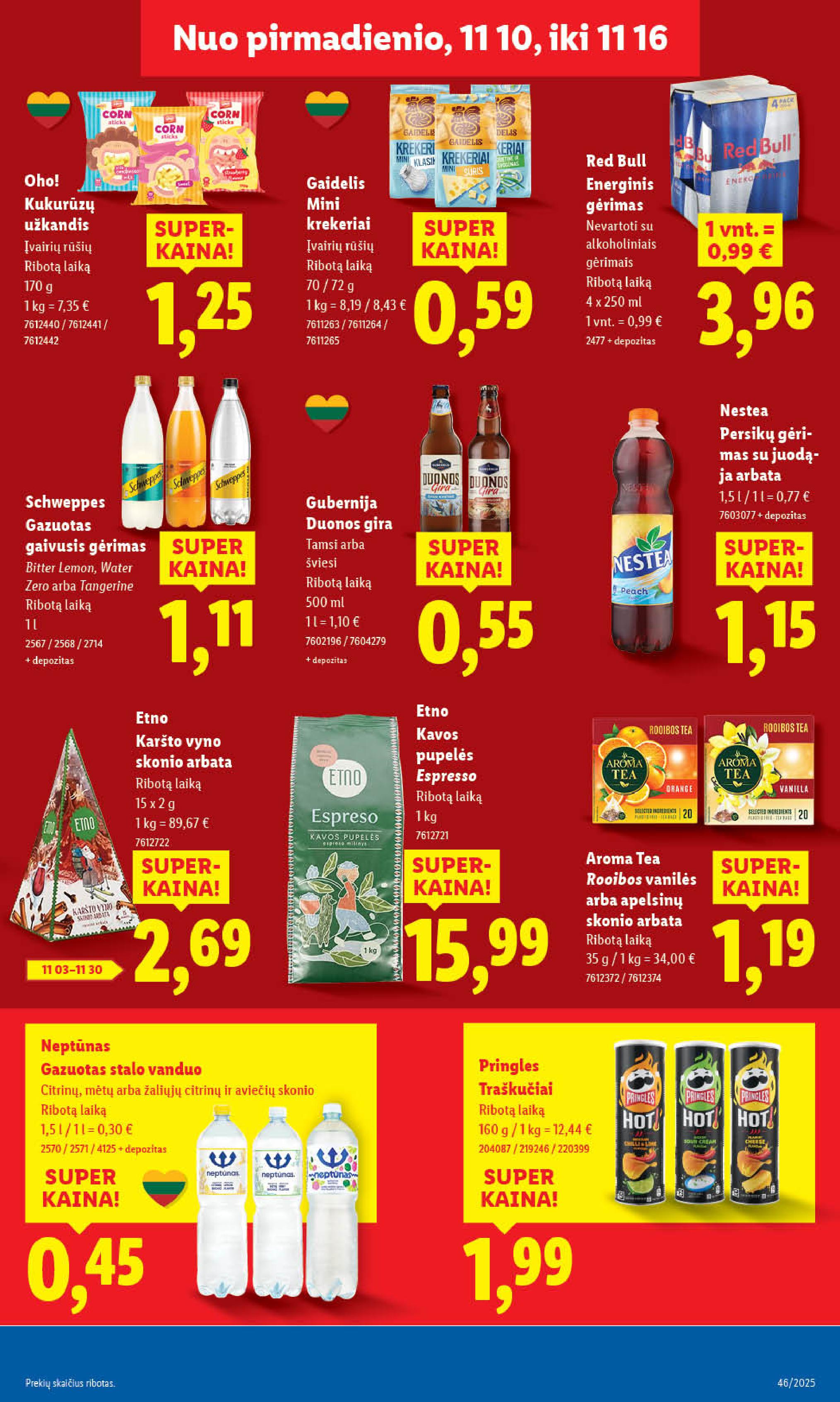 Naujausias LIDL kaininis katalogas 2025.11.10 - 2025.11.16