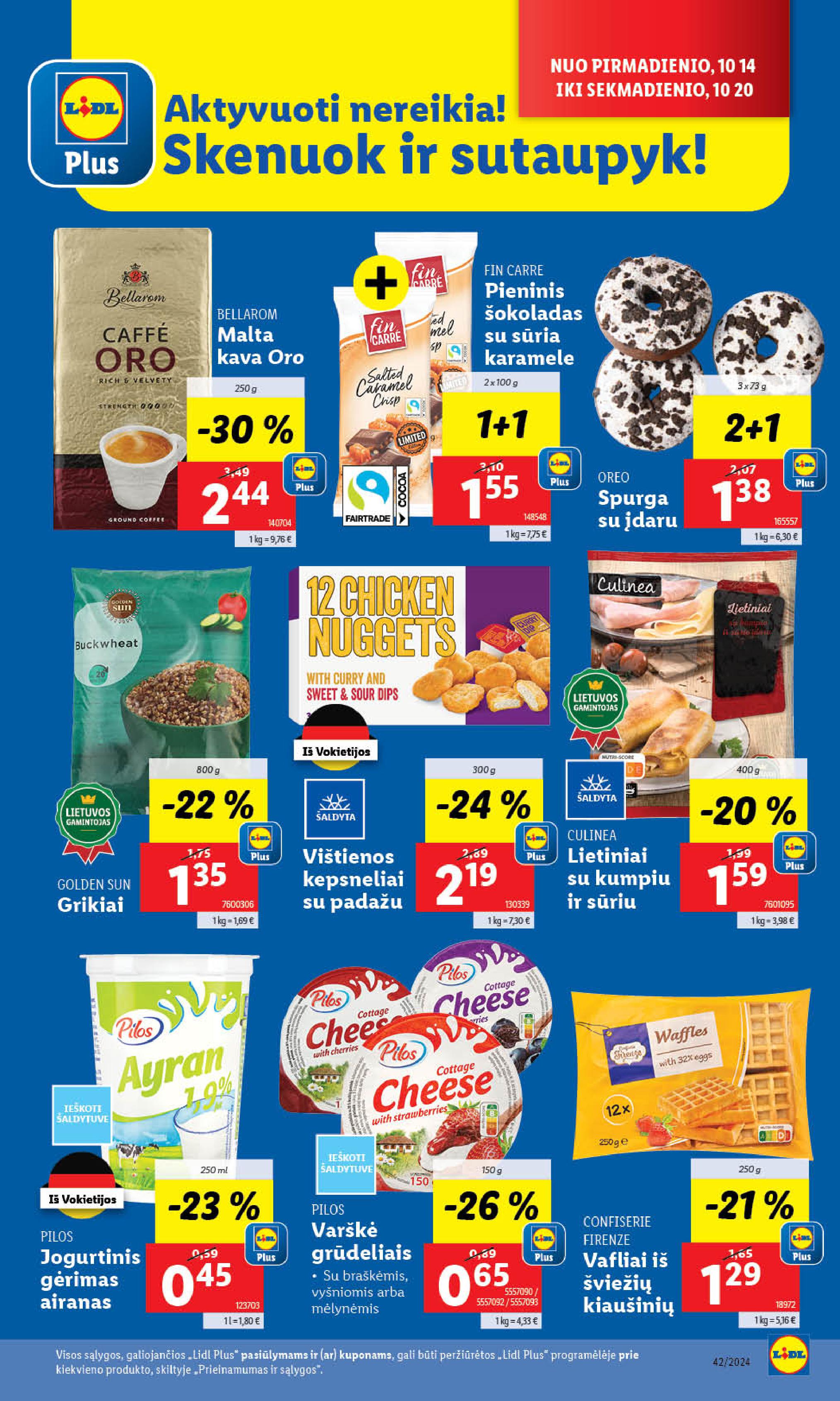 Naujausias LIDL kaininis katalogas 2024.10.14 - 2024.10.20