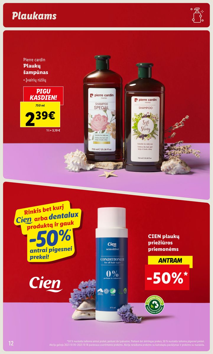 LIDL prekių katalogas "Grožio festivalis" galioja nuo 2023.10.05