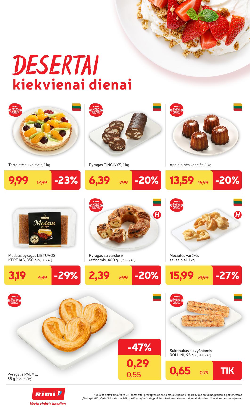 Naujausias RIMI kaininis katalogas 2025.07.15 - 2025.07.21