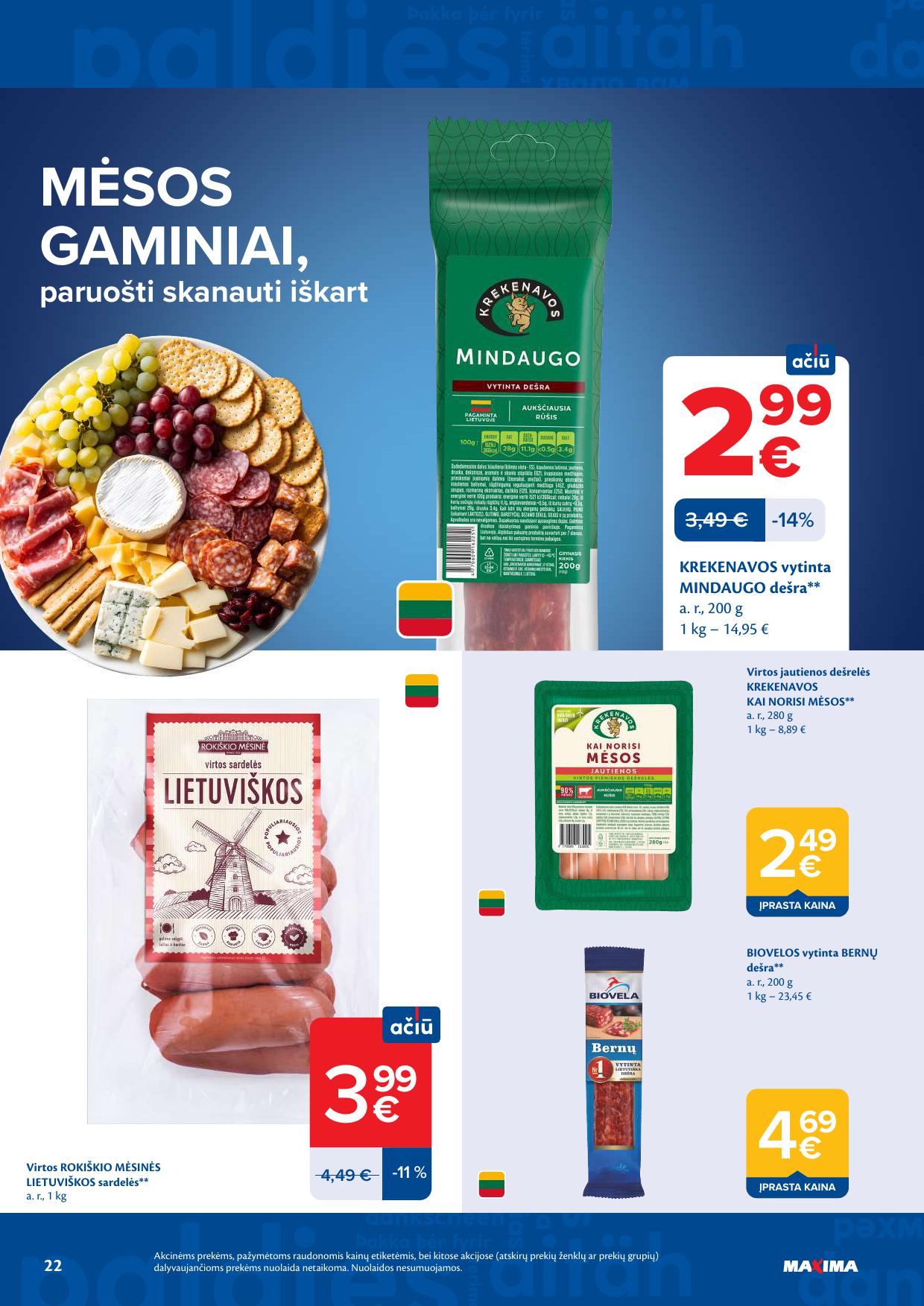 Naujausias MAXIMA kaininis katalogas 2026.04.28 - 2026.05.04
