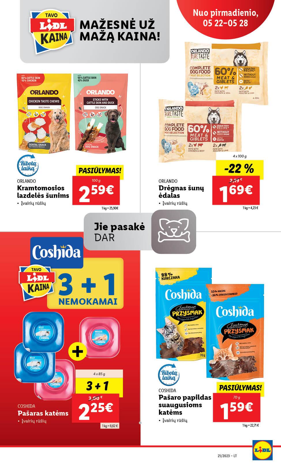 Naujausias LIDL kaininis katalogas 2023.05.22 - 2023.05.28