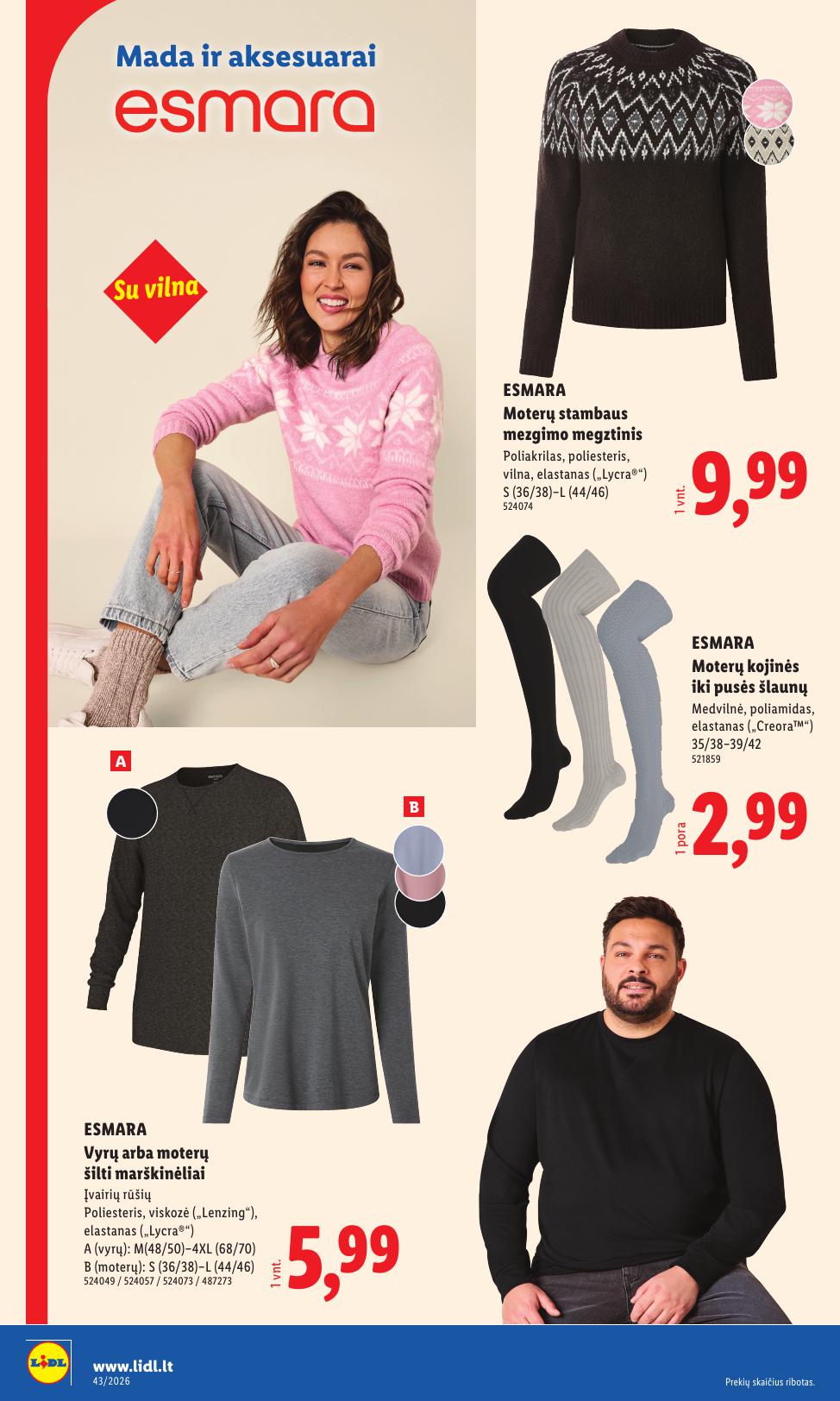 LIDL ne maisto prekių leidinys 2026.10.19 - 2026.10.25
