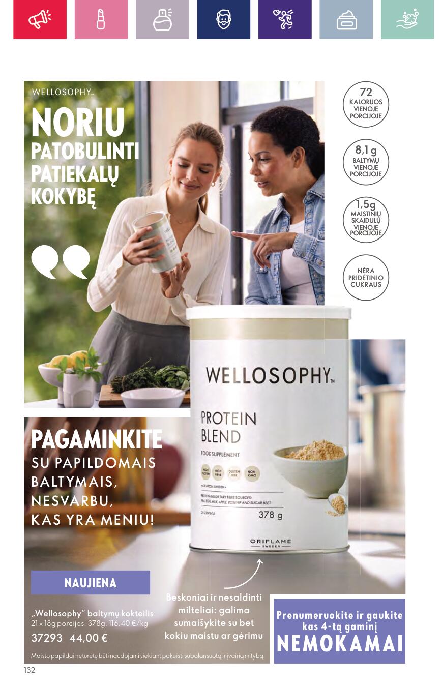 Naujas ORIFLAME katalogas galioja 2023.09.13 - 2023.10.03
