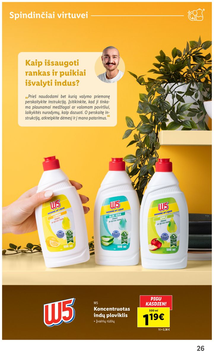 LIDL švaros prekių katalogas "Švaros festivalis" galioja nuo 2023.02.09