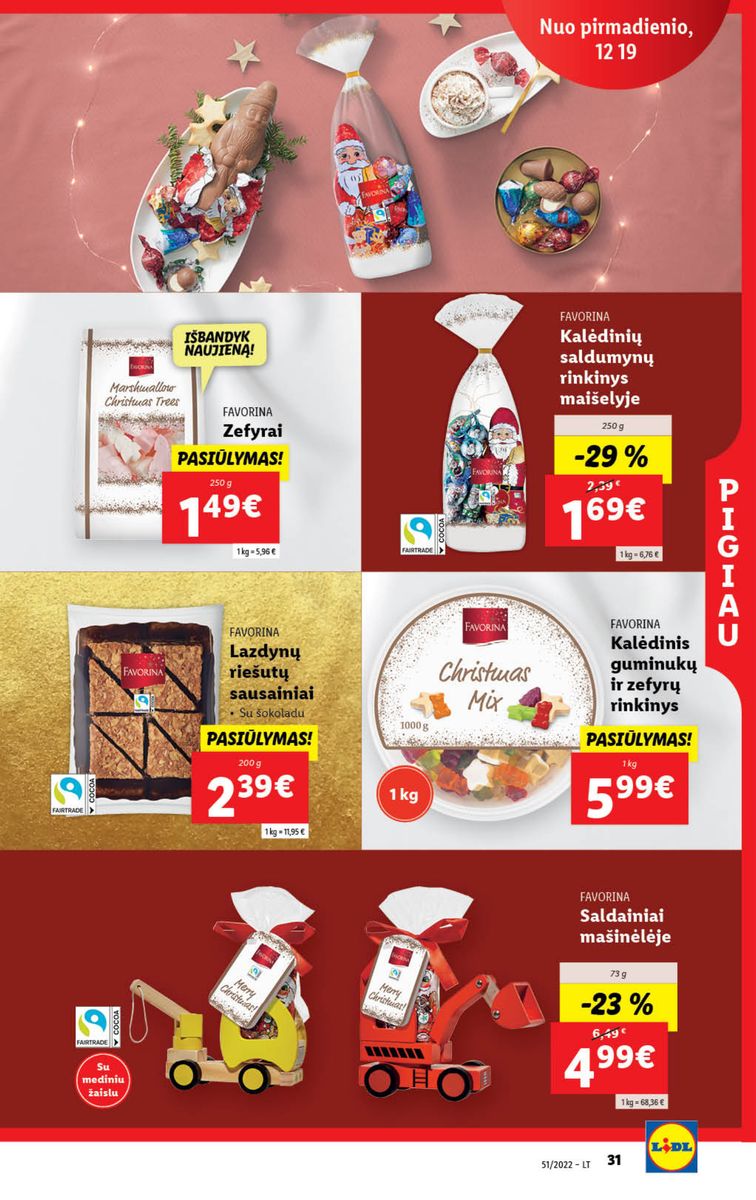 Naujausias LIDL kaininis katalogas 2022.12.19 - 2022.12.25