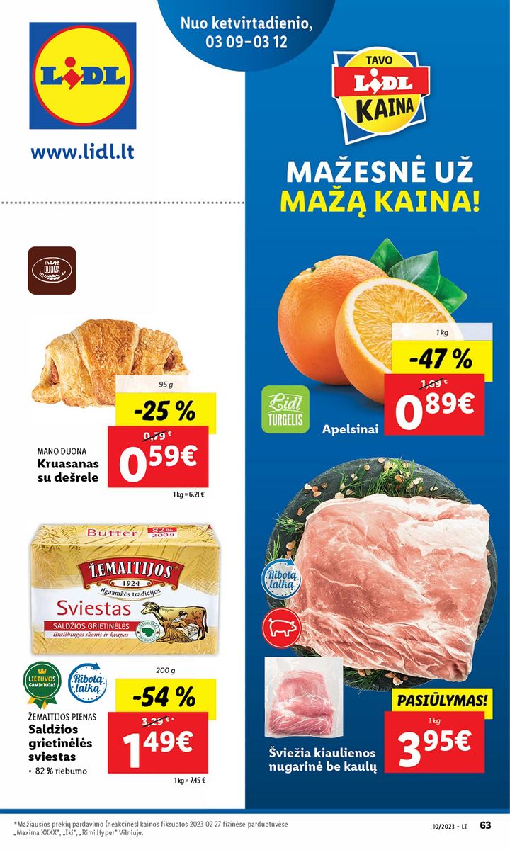 Naujausias LIDL kaininis katalogas 2023.03.06 - 2023.03.12