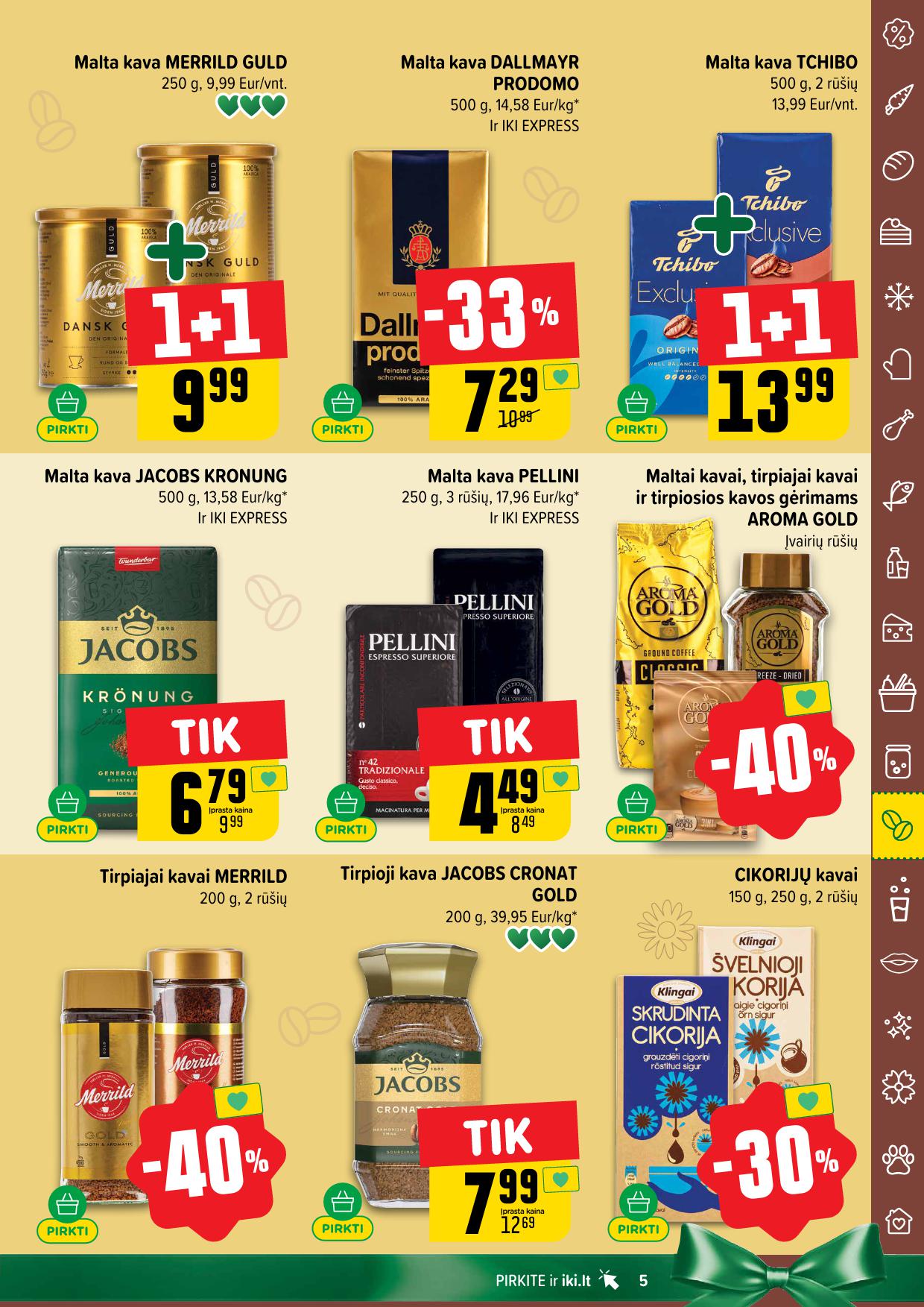 Naujausias IKI kaininis katalogas 2025.11.10 - 2025.11.16