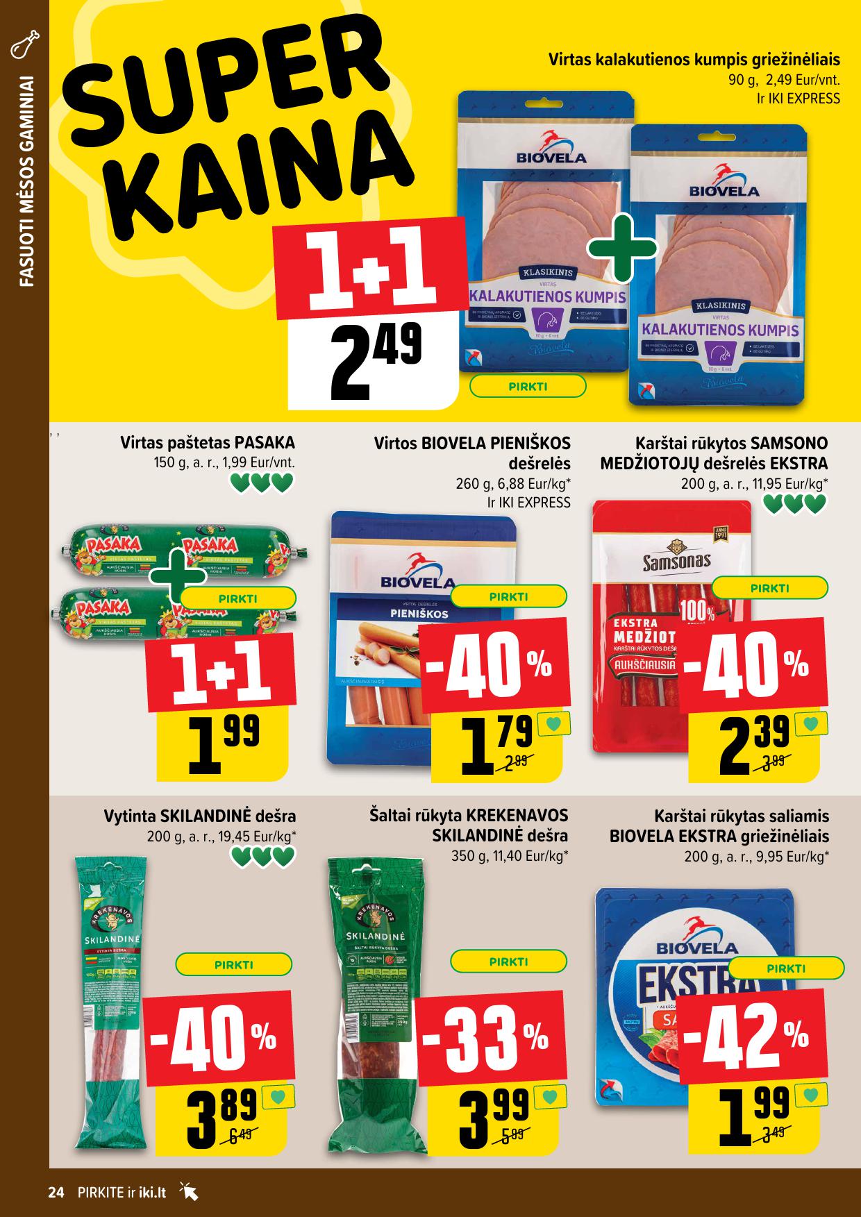 Naujausias IKI kaininis katalogas 2024.09.30 - 2024.10.06